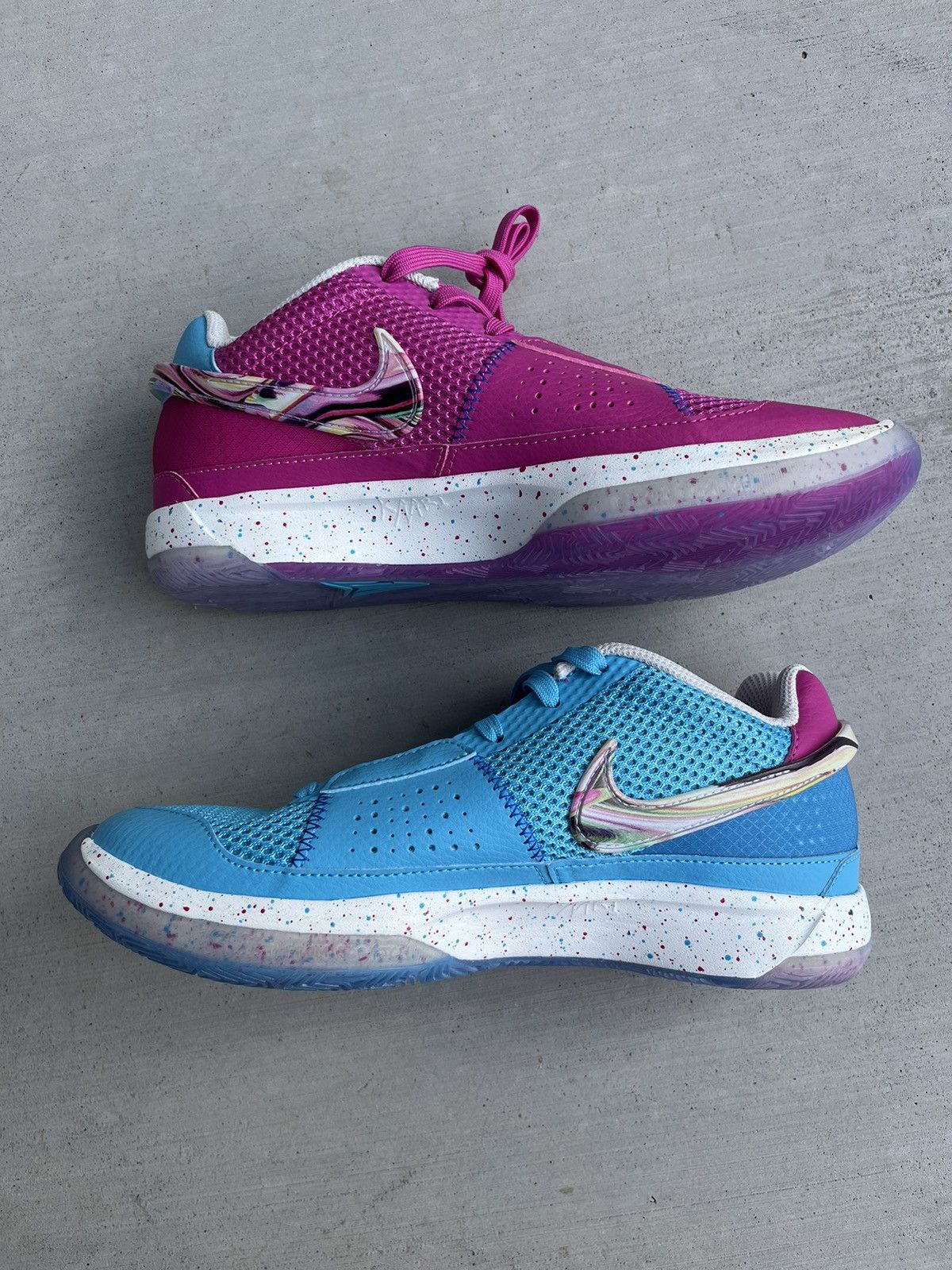 Nike JA 1 “EYBL Blue Fuchsia Mismatch” 💙🩷 Size US 6.5 / EU 39-40 - 3 Thumbnail