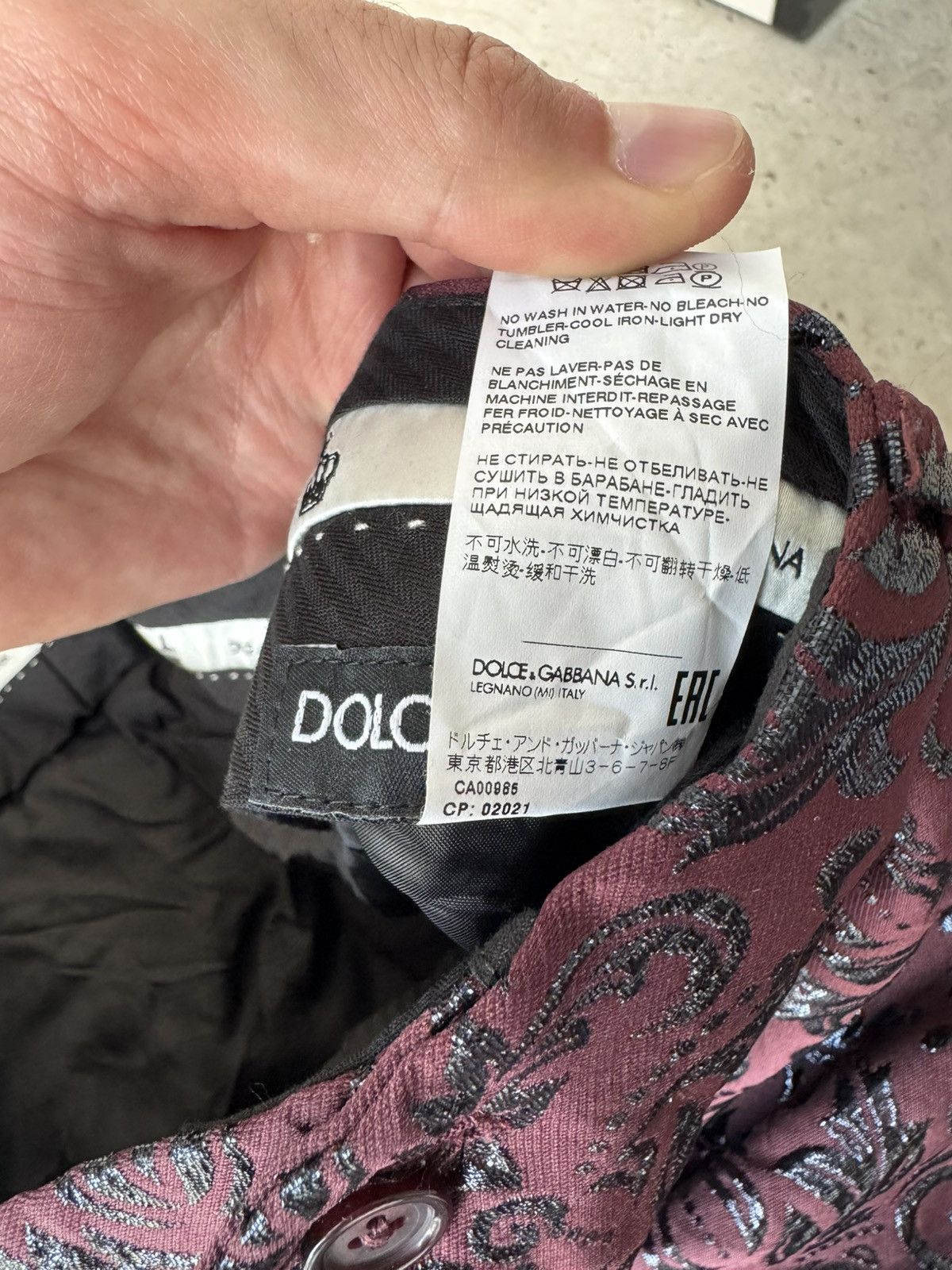 Dolce & Gabbana Dolce Gabbana Jacquard trousers Size US 38 / EU 54 - 7 Thumbnail