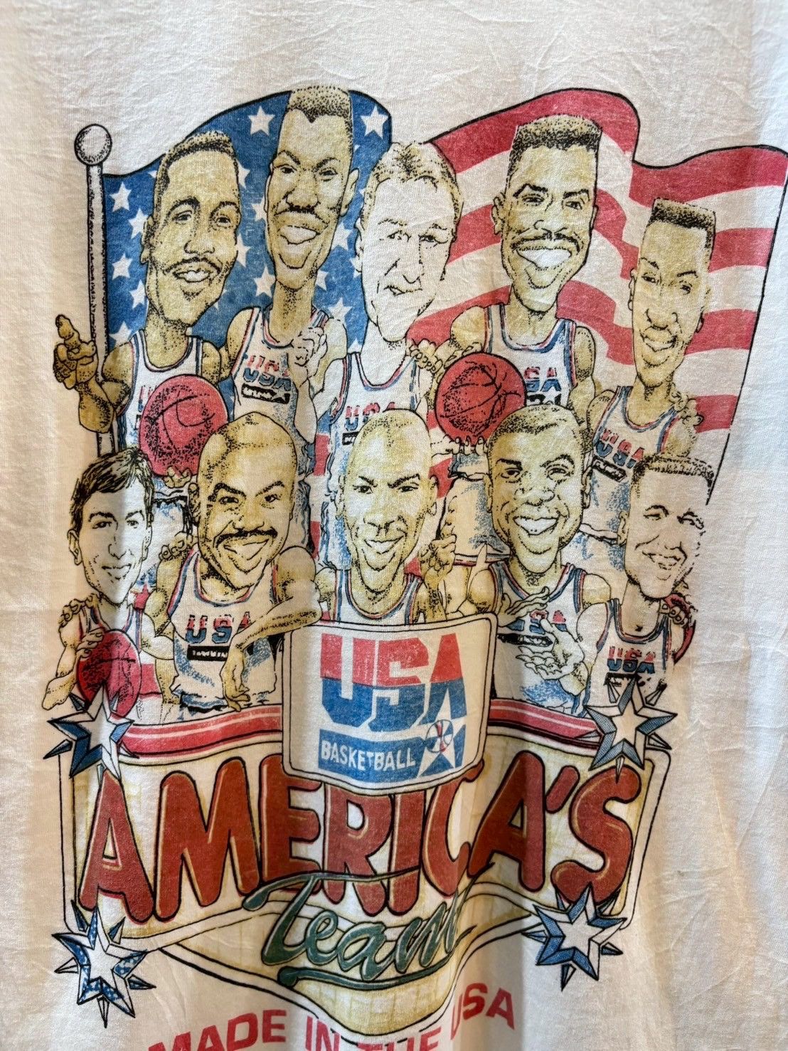 Vintage America Team T shirt 80’s Size US L / EU 52-54 / 3 - 2 Thumbnail