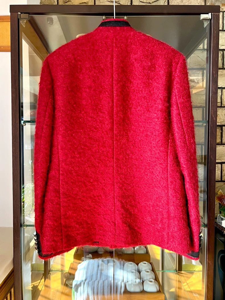 Saint Laurent Paris Saint Laurent Paris Red court Zhongshan suit jacket-2506 Size US S / EU 44-46 / 1 - 4 Thumbnail