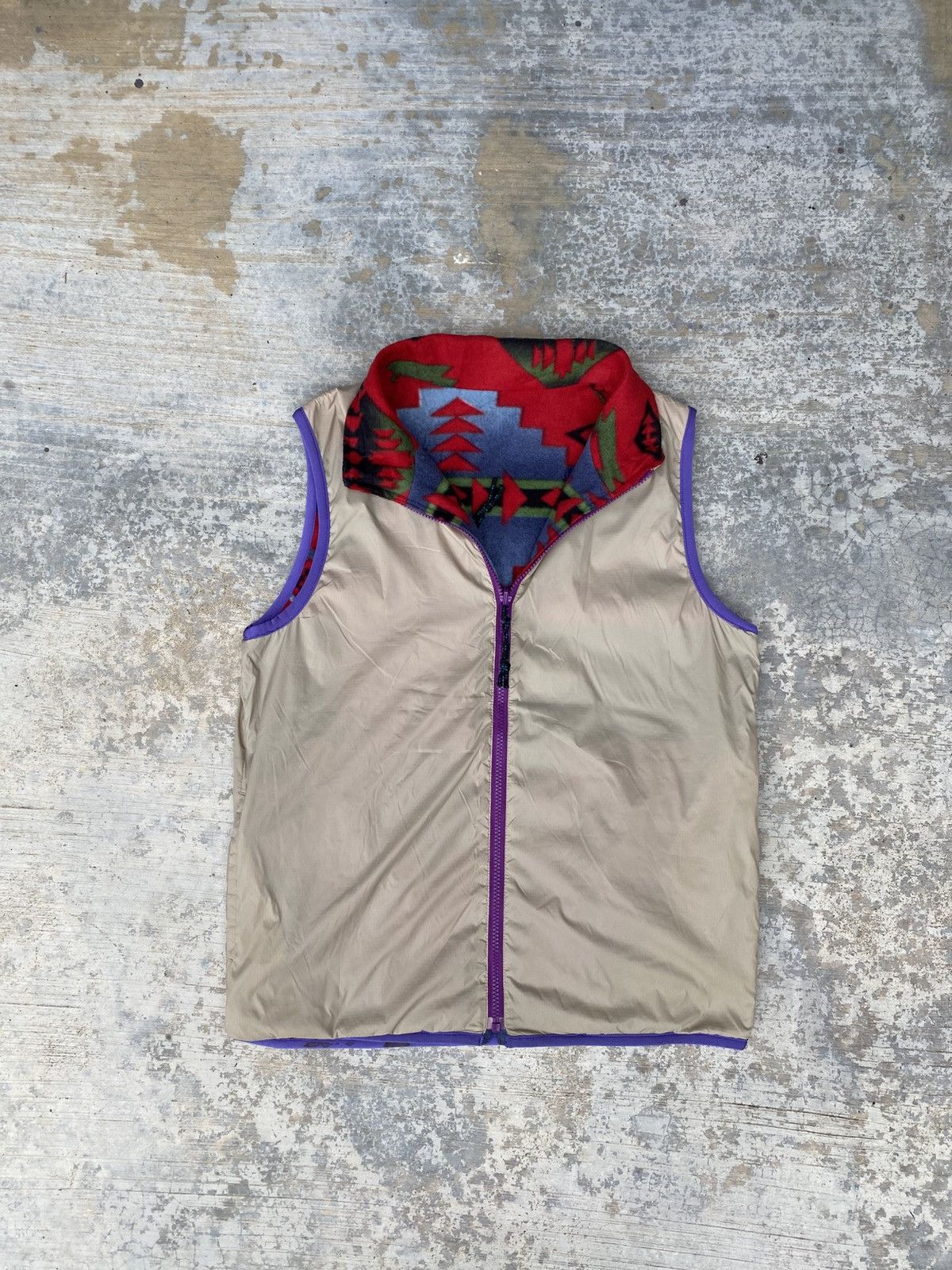 Ciaopanic Ciaopanic aztec fleece nylon riversible vest Size M / US 6-8 / IT 42-44 - 6 Thumbnail