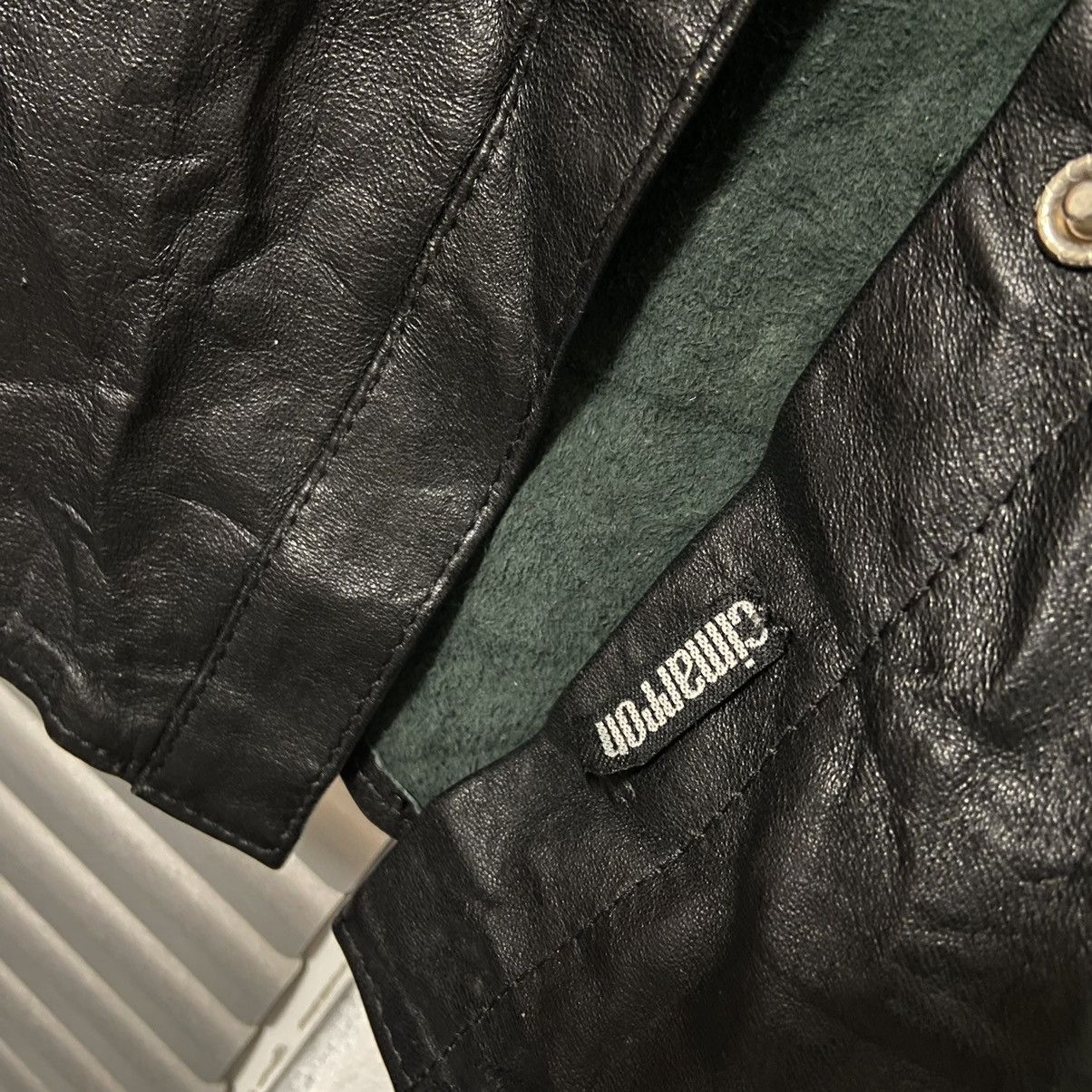 Designer × Vera Pelle × Vintage Vintage Cimarron leather shirt Size S / US 4 / IT 40 - 6 Thumbnail