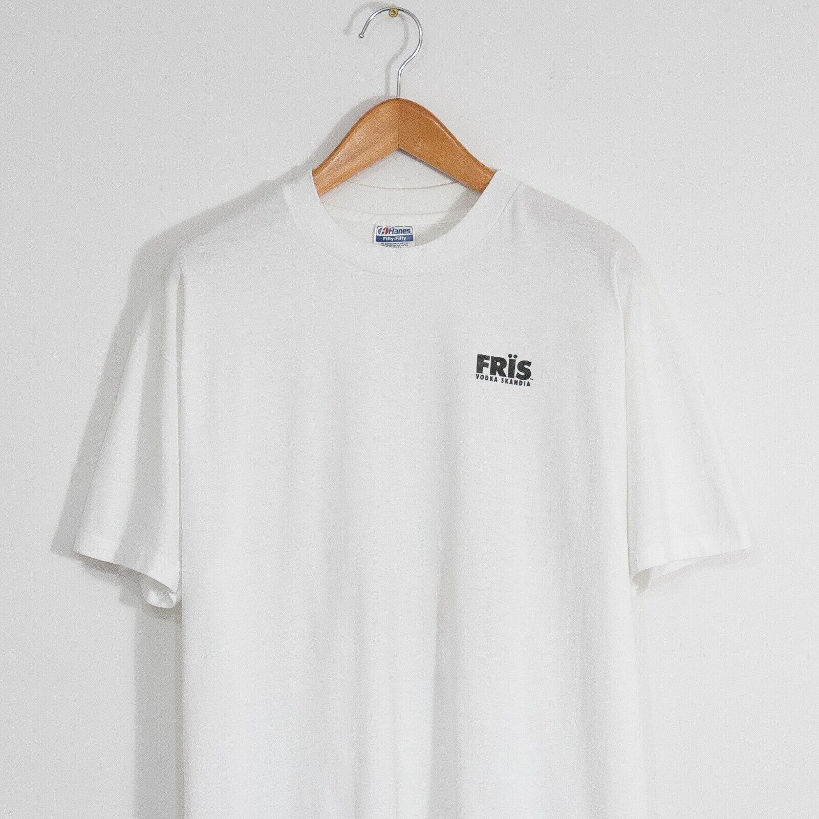 Vintage Vintage 90s Fris Vodka T Shirt XL Art Drawing Single Stitch Size US XL / EU 56 / 4 - 4 Thumbnail