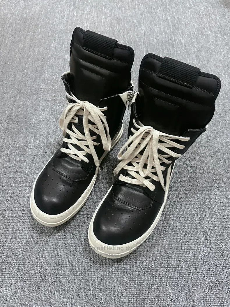 Rick Owens Rick Owens Mainline black and white cowhide inverted trian Size US 6.5 / EU 39-40 - 3 Thumbnail