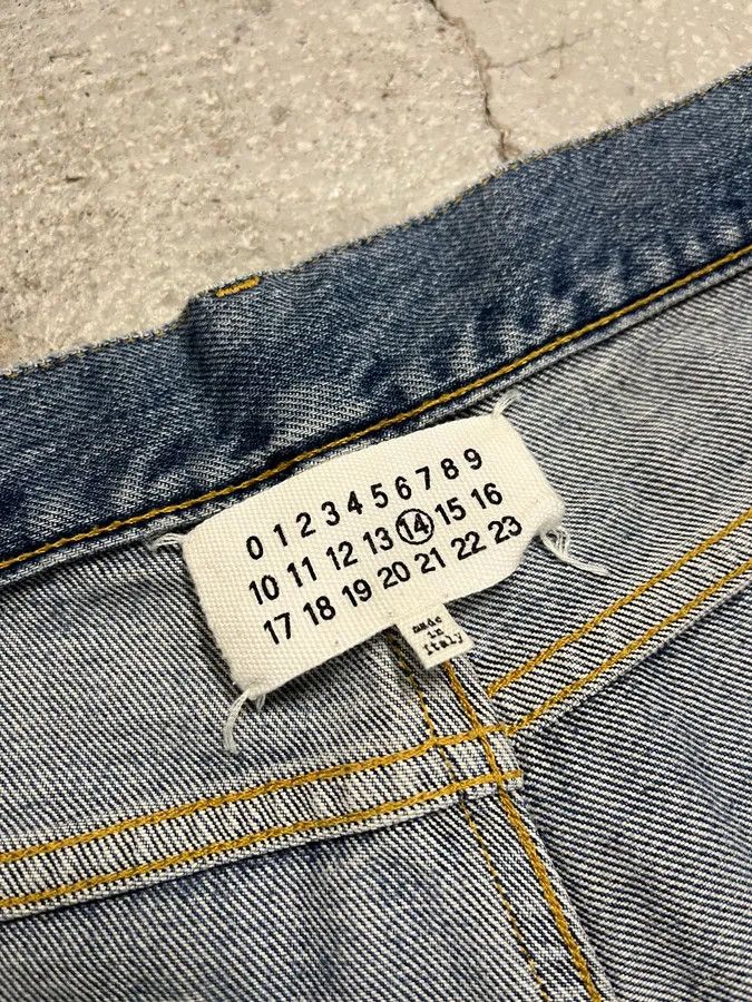 Maison Margiela × Vintage SS2019 Maison Margiela Blue Regular Denim Jeans Size US 30 / EU 46 - 7 Thumbnail