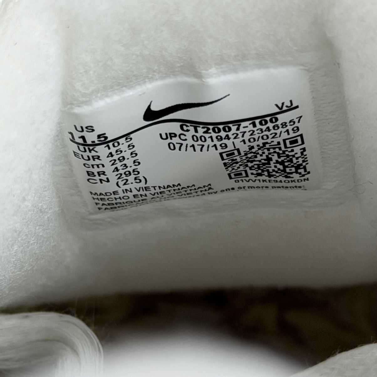 Nike NEW Nike Air Max 90 NRG Recraft Sail White 11.5 CT2007-100 Size US 11.5 / EU 44-45 - 8 Thumbnail