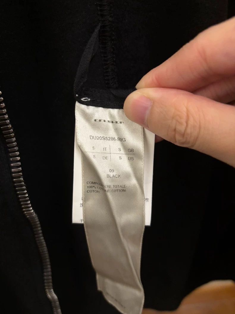 Rick Owens Rick Owens Double line wizard hat zipper sweatshirt 2504-Ne Size US S / EU 44-46 / 1 - 3 Thumbnail