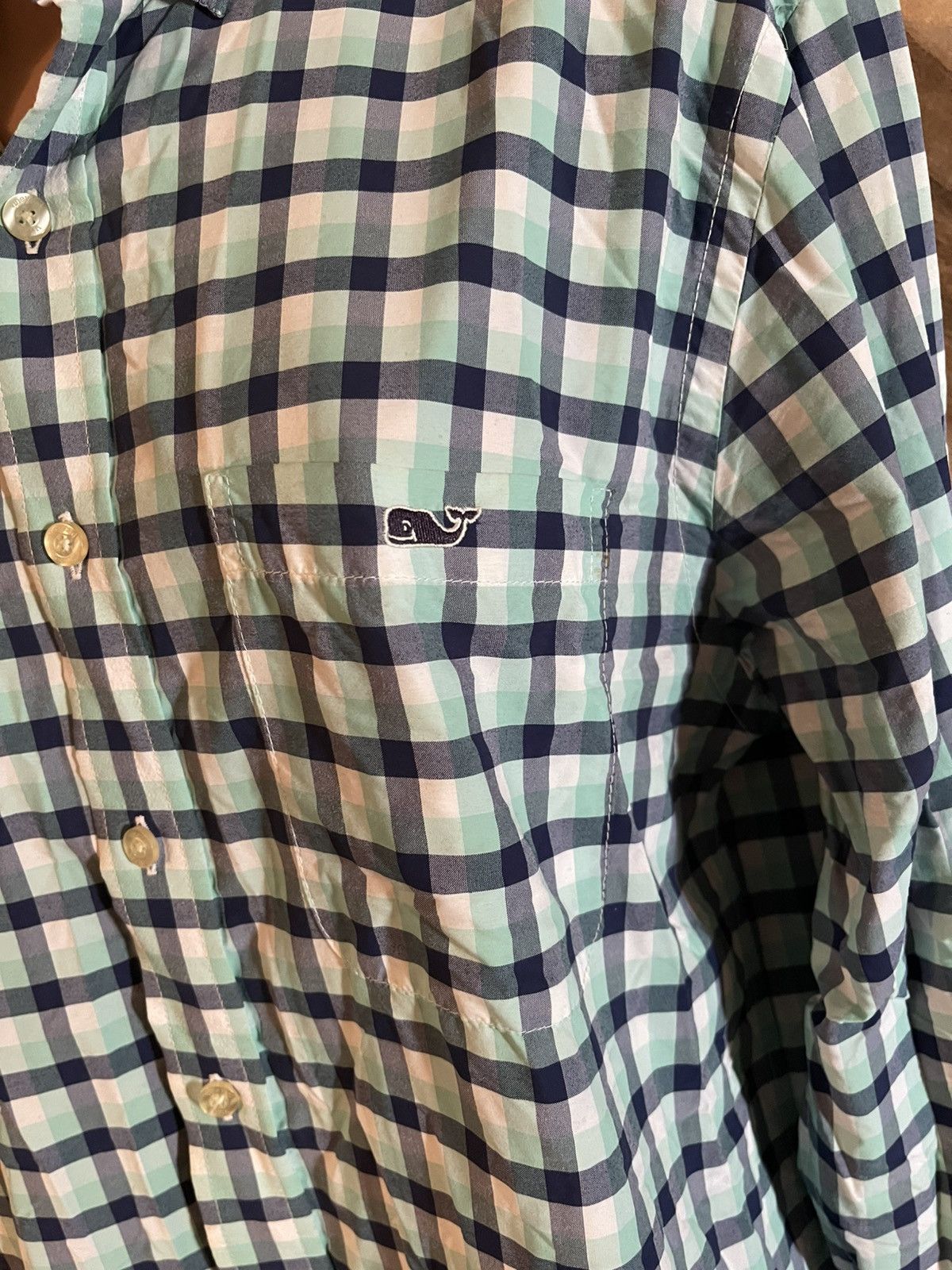 Vineyard Vines Vineyard Vines Men's Slim Fit Tucker Shirt Plaid Button Down Size US M / EU 48-50 / 2 - 3 Thumbnail