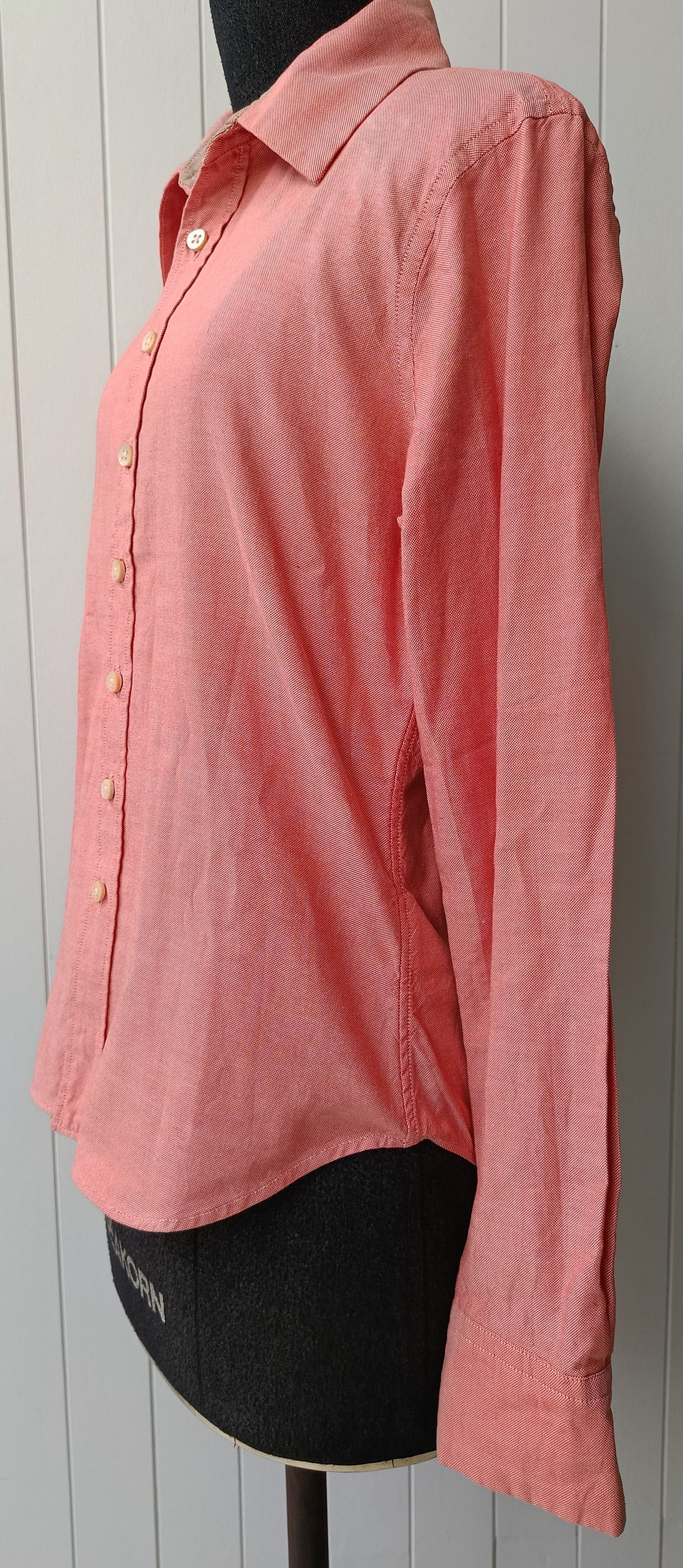 45rpm 45RPM studio by R 3 Japan solid plain red ladies slim shirt Size M / US 6-8 / IT 42-44 - 6 Thumbnail