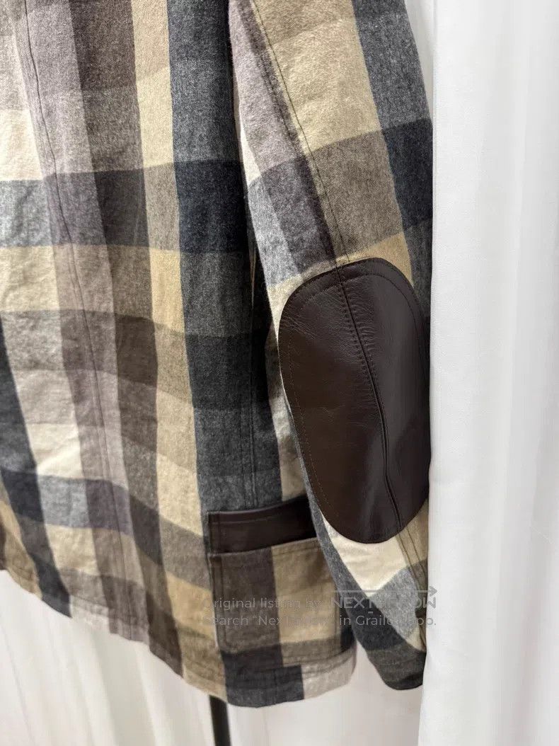 Junya Watanabe Junya Watanabe Plaid Patchwork Cotton Jacket with Corduroy Size US XS / EU 42 / 0 - 5 Thumbnail