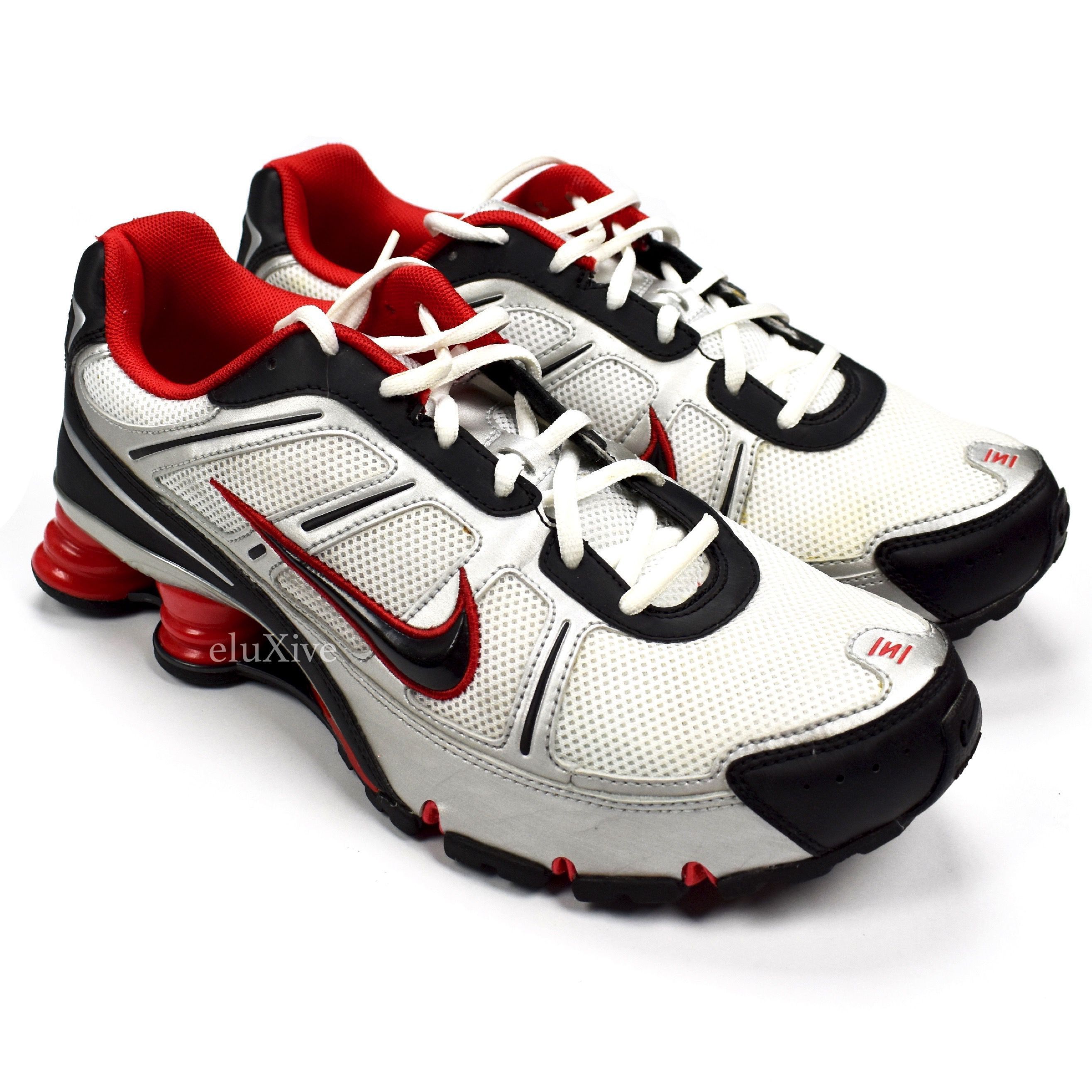 Nike Nike Shox Remix+ III White Red 2008 DS Size US 10 / EU 43 - 1 Preview