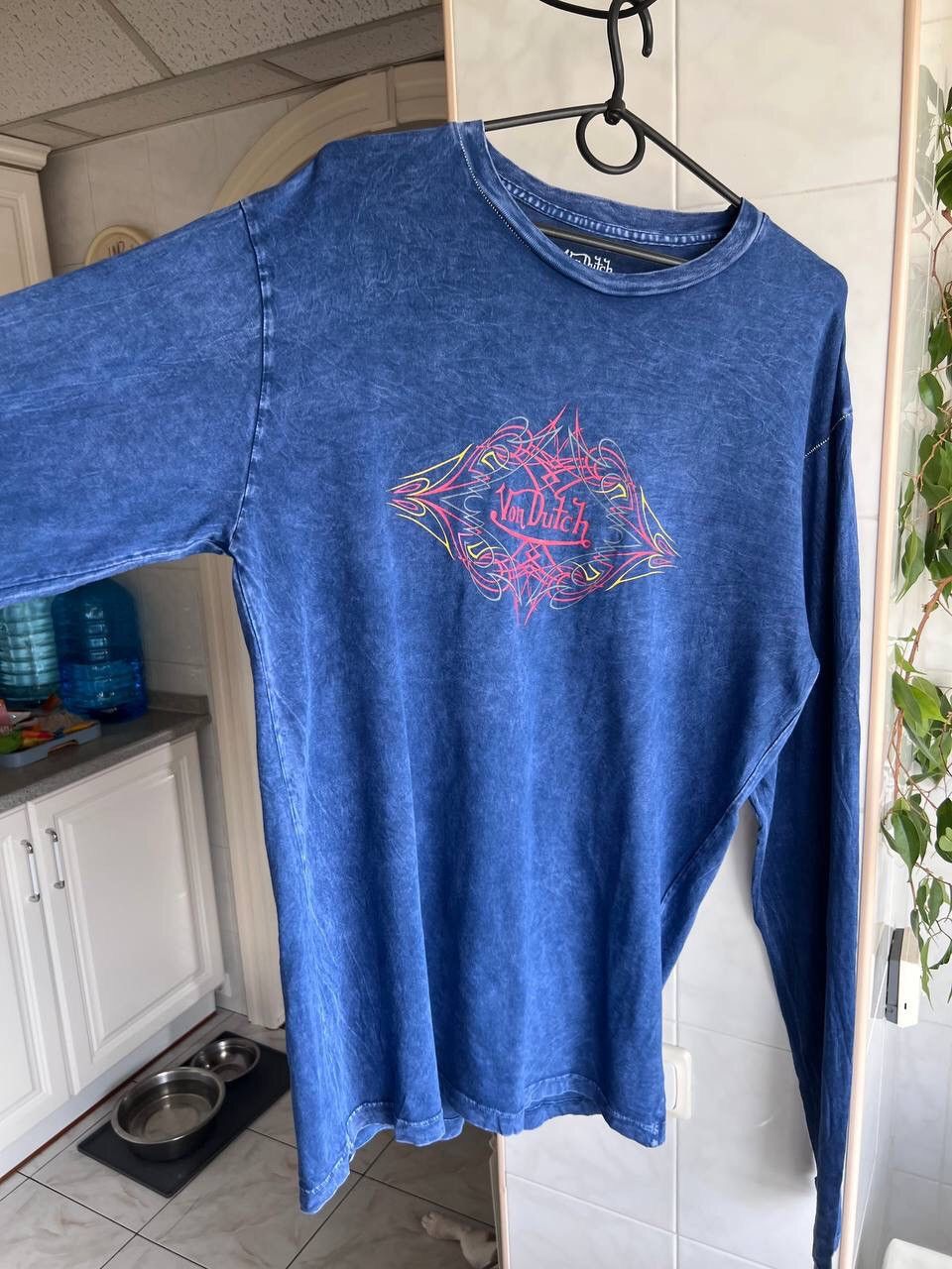 Japanese Brand × Vintage × Von Dutch Vintage Von Dutch Big Logo Streetwear Rare Y2K Long Sleeve Size US L / EU 52-54 / 3 - 6 Thumbnail