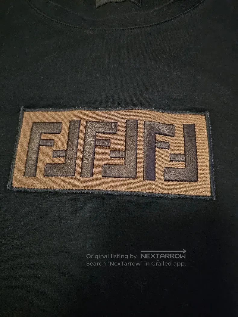 Fendi Fendi FF Embroidered Short Sleeve T. Size US S / EU 44-46 / 1 - 2 Thumbnail