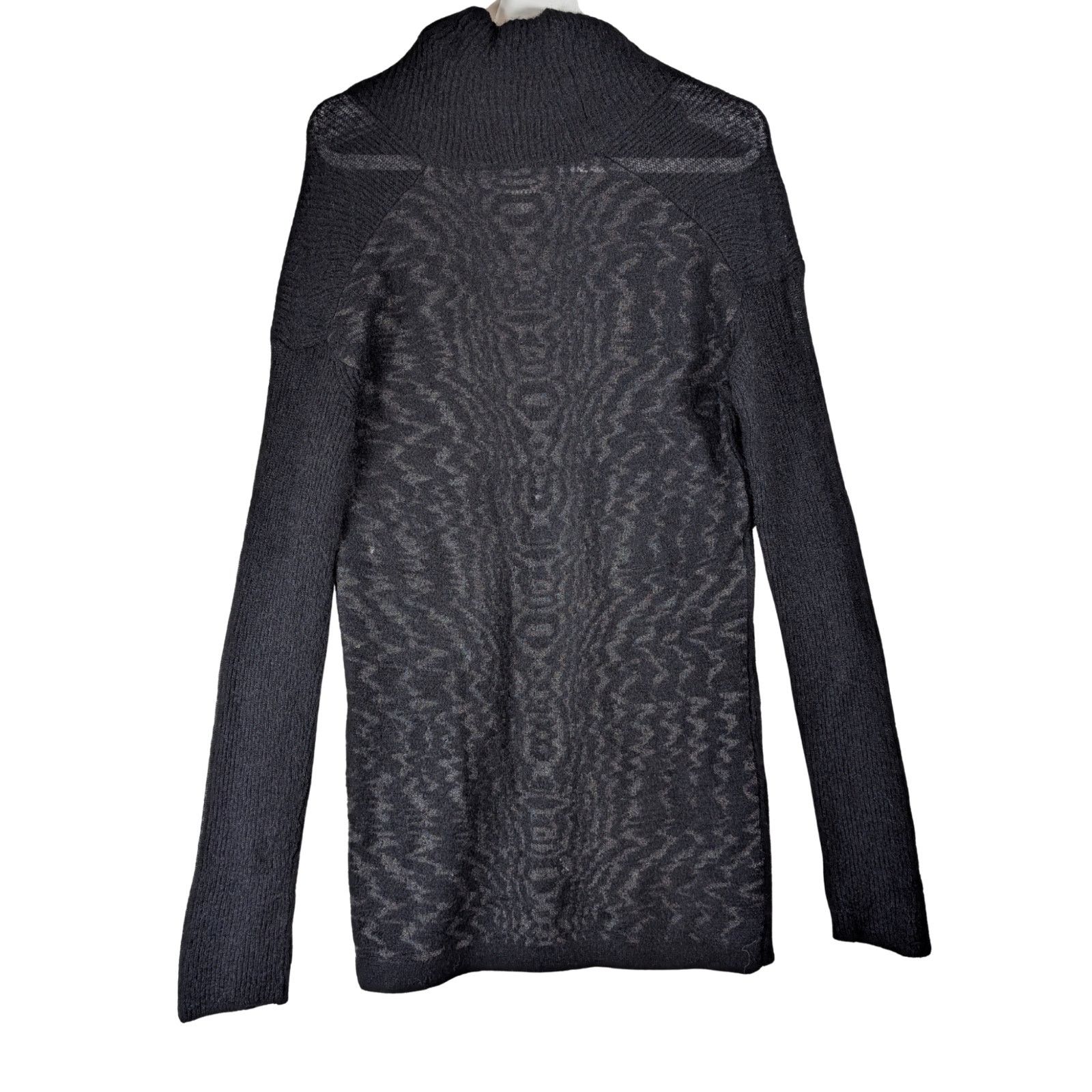 Alexander Wang Alexander Wang Charcoal V-Neck Mohair Alpaca Sweater XS USED Size XS / US 0-2 / IT 36-38 - 2 Thumbnail