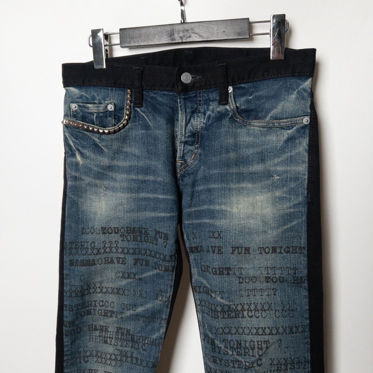 Hysteric Glamour × Japanese Brand Hysteric Glamour Twotone pant Size US 30 / EU 46 - 2 Thumbnail
