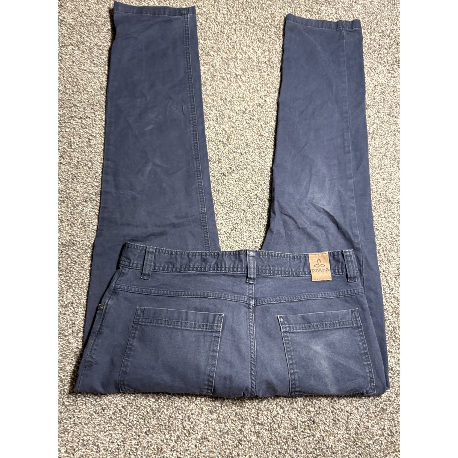 Prana prAna Pants Mens 33x32 Blue Slim Fit Stretch Shirt Hoodie Hat etc Size US 33 - 2 Thumbnail