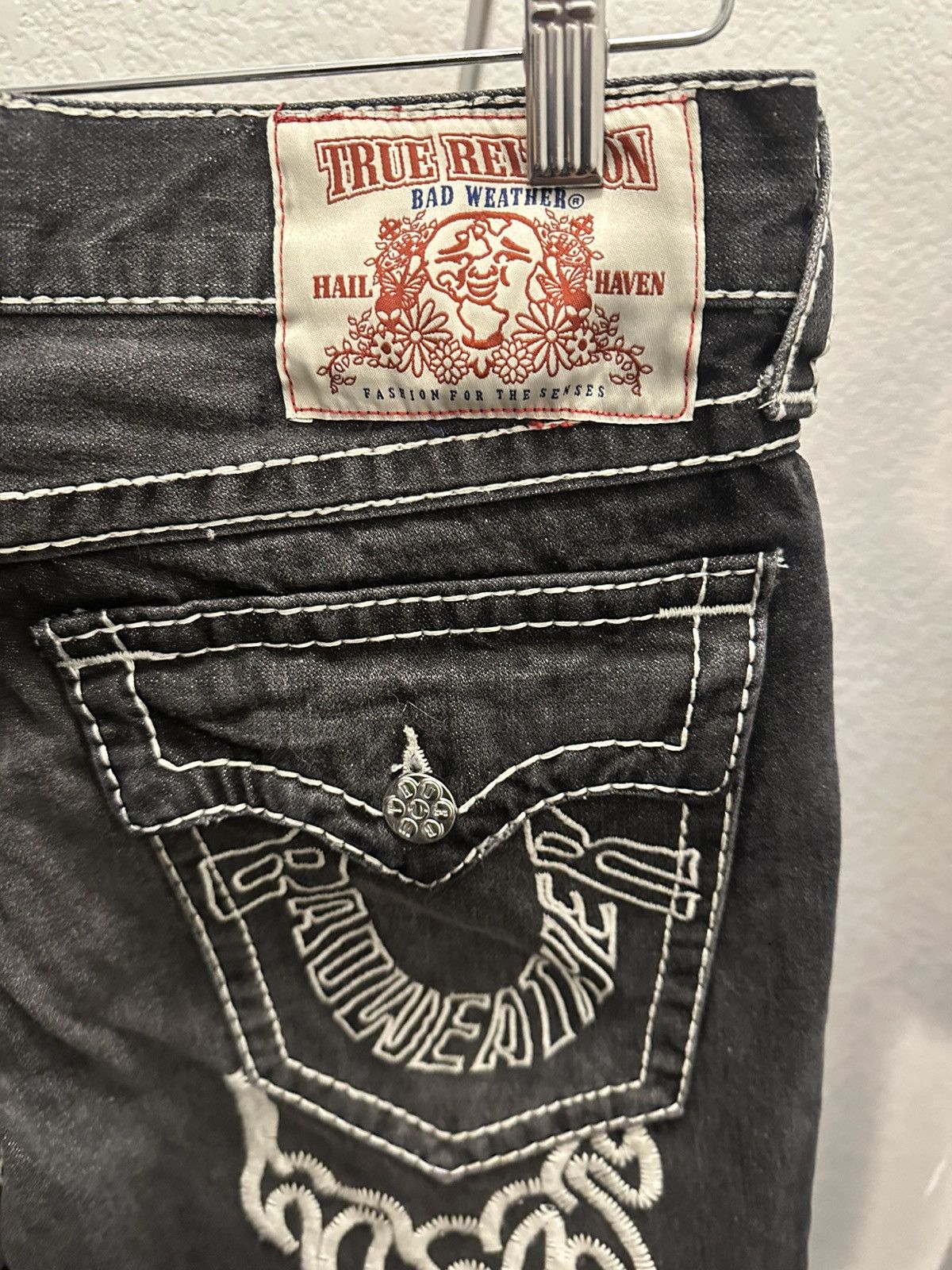 Designer × True Religion True Religion x Bad Weather Big T Flame Billy Size US 32 / EU 48 - 6 Thumbnail