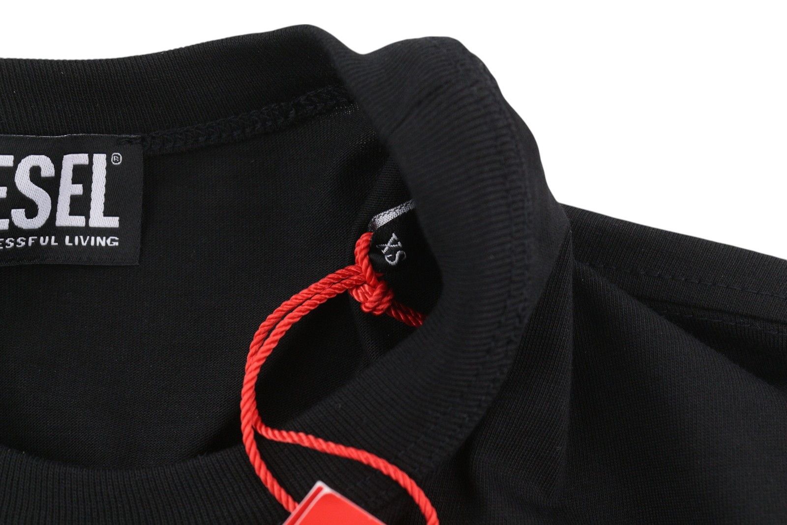 Diesel T-JUST-G4 XS Black Crew Neck Tricot T-Shirt 85113 Size US XS / EU 42 / 0 - 5 Thumbnail