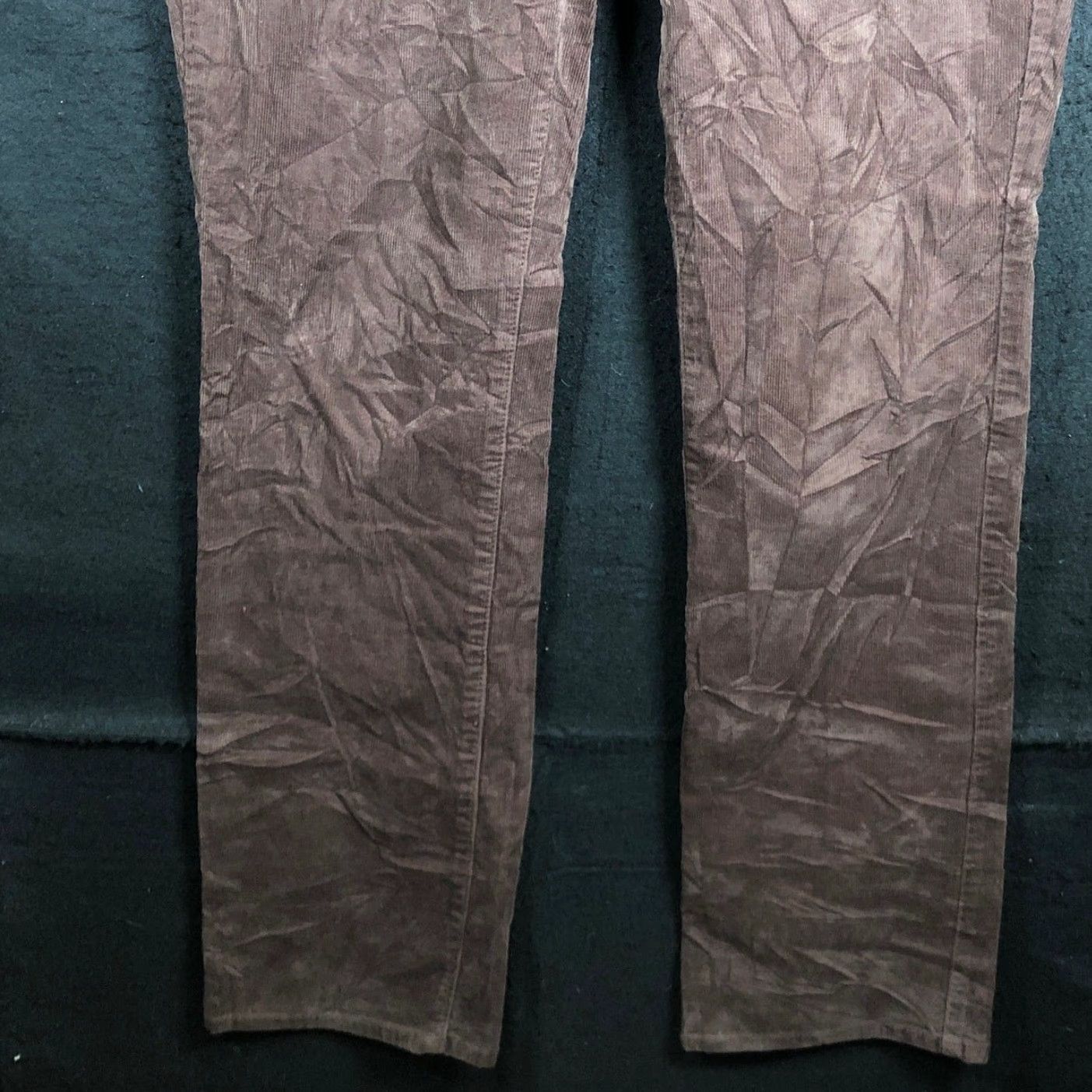 Talbots Talbots Womens Pants Brown Corduroy High Rise Heritage Straight Stretch 12 Size 24" / US 00 / IT 34 - 3 Thumbnail