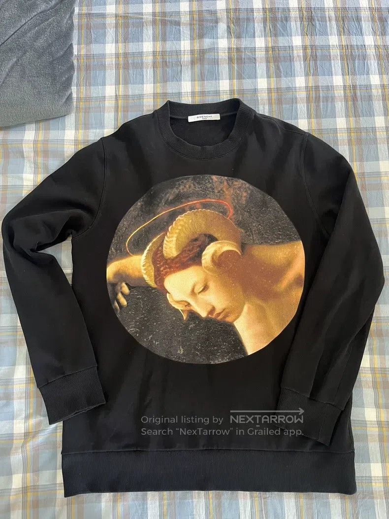 Givenchy Givenchy Black Floral Sweatshirt Size US L / EU 52-54 / 3 - 1 Thumbnail