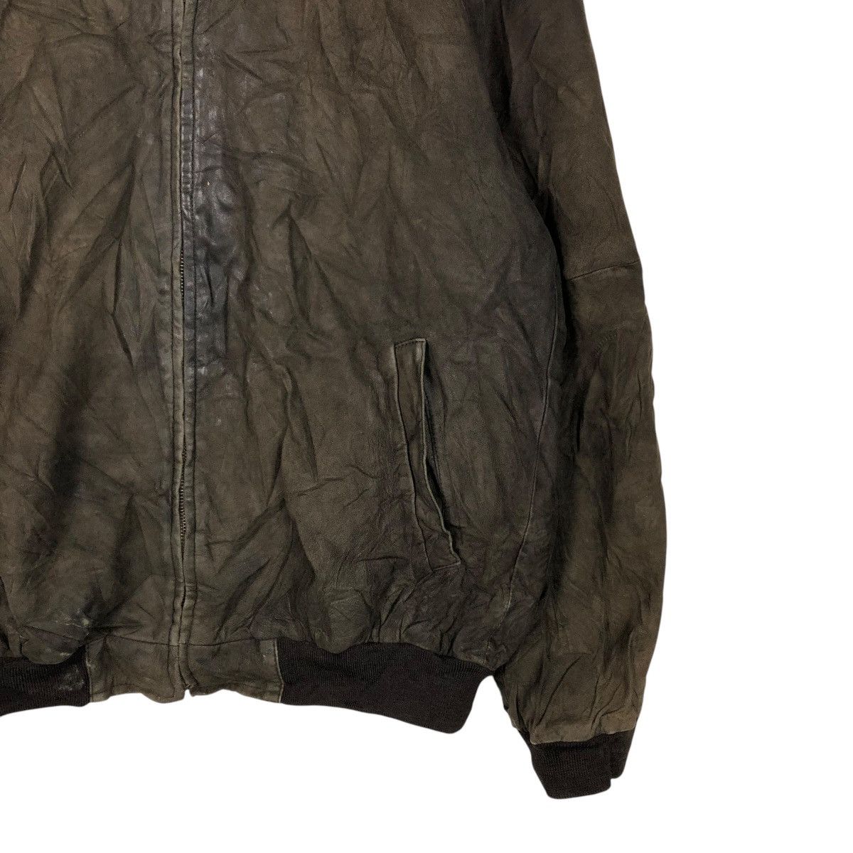 Burberry 🔥VINTAGE LEATHER JACKET BURBERRY LONDON NOVA CHECK BLANKET Size US M / EU 48-50 / 2 - 8 Thumbnail