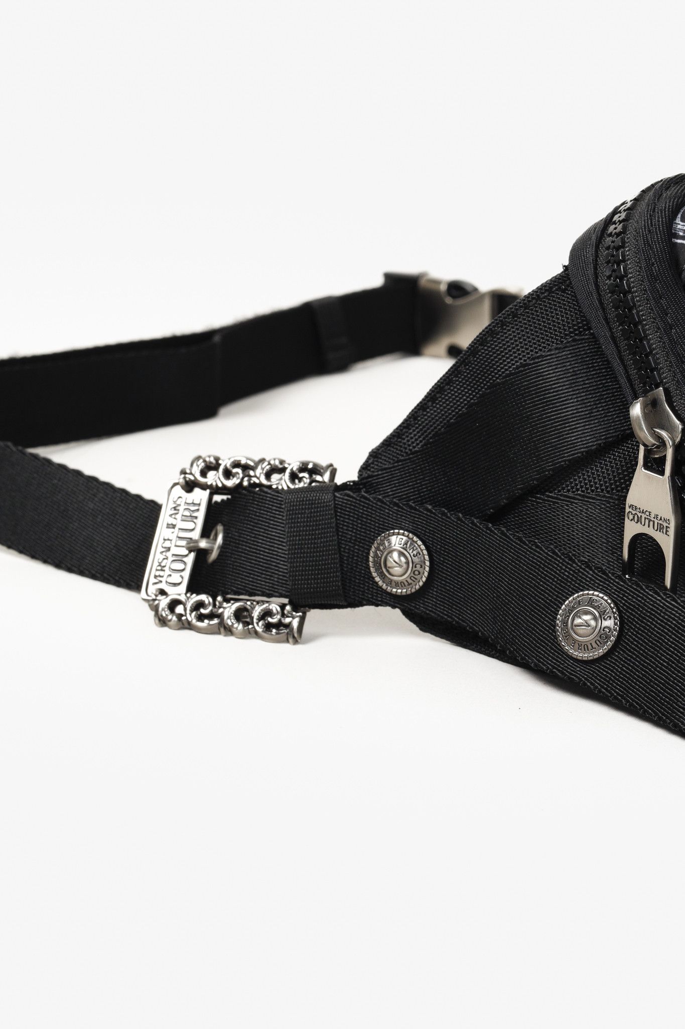 Versace Jeans Couture Versace Jeans Black Belt Bag Size ONE SIZE - 4 Thumbnail