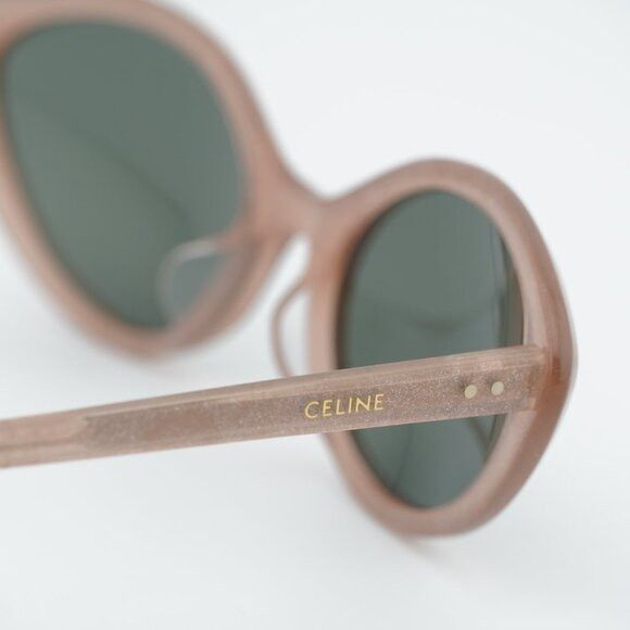 Celine Celine CL40264U 74N Sunglasses Pink Glitter Cat Eye Frame Size ONE SIZE - 5 Thumbnail