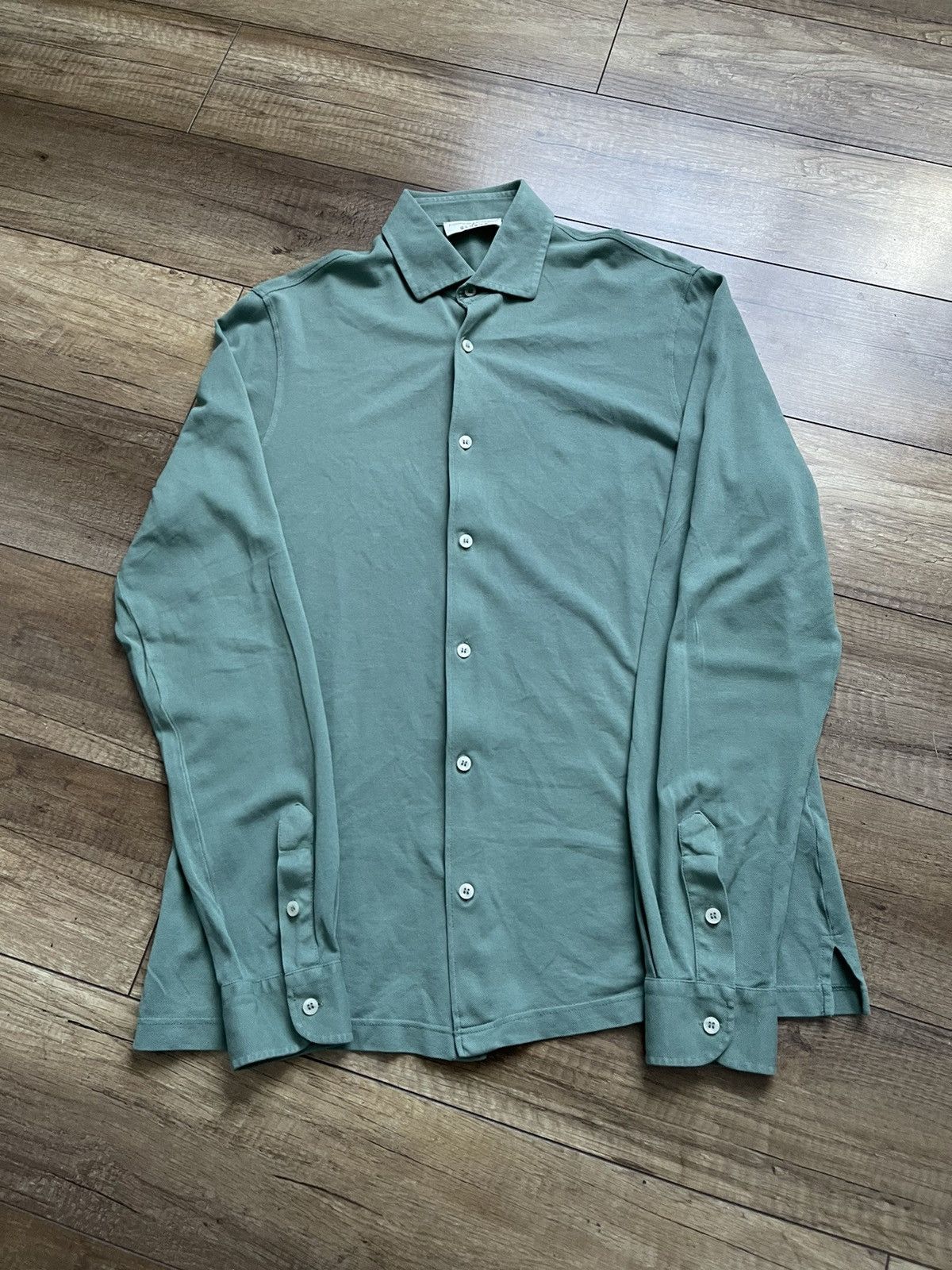 Vintage Filippo De Laurentiis Globus Polo Long Sleeve T-Shirt Tee Size US M / EU 48-50 / 2 - 2 Thumbnail