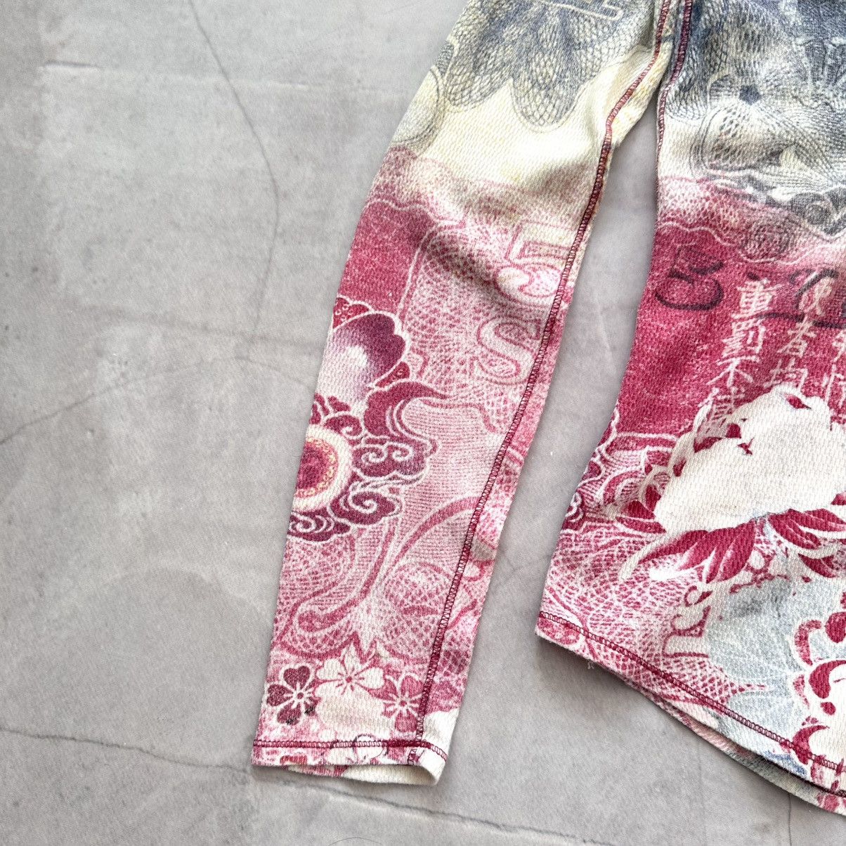 Hysteric Glamour × Undercover 00s Japan Floral Long Sleeve T Shirt Cop Copine Style Size L / US 10 / IT 46 - 5 Thumbnail