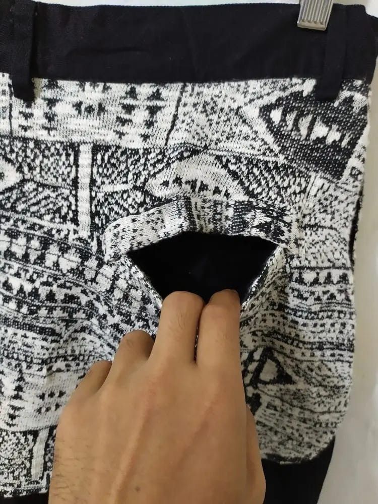 Japanese Brand yul Oriental Layered Cropped Baggy Pants Size US 32 / EU 48 - 11 Thumbnail