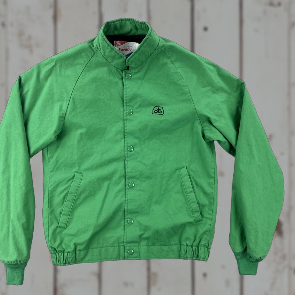 Vintage VINTAGE Swingster Mens Small Green Button Up Jacket Proud To Be A Farmer 80s EUC Size US S / EU 44-46 / 1 - 1 Thumbnail