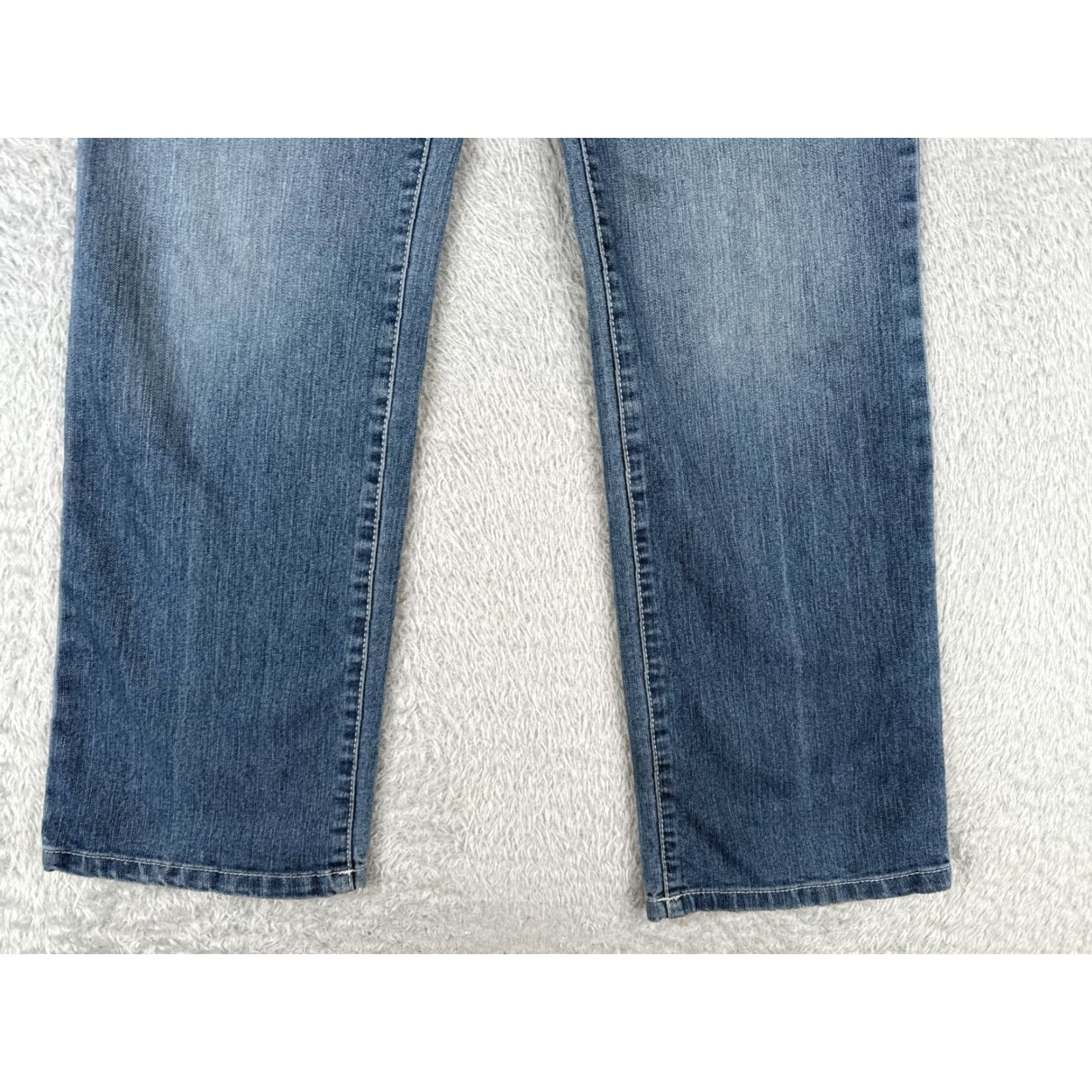 Vintage Style&co Jeans Womens 10 Denim Blue Bootcut 31x31 Regular 5-Pocket Stretch Embroidered Logo Mid Rise Cotton Classic Size 32" / US 10 / IT 46 - 2 Thumbnail