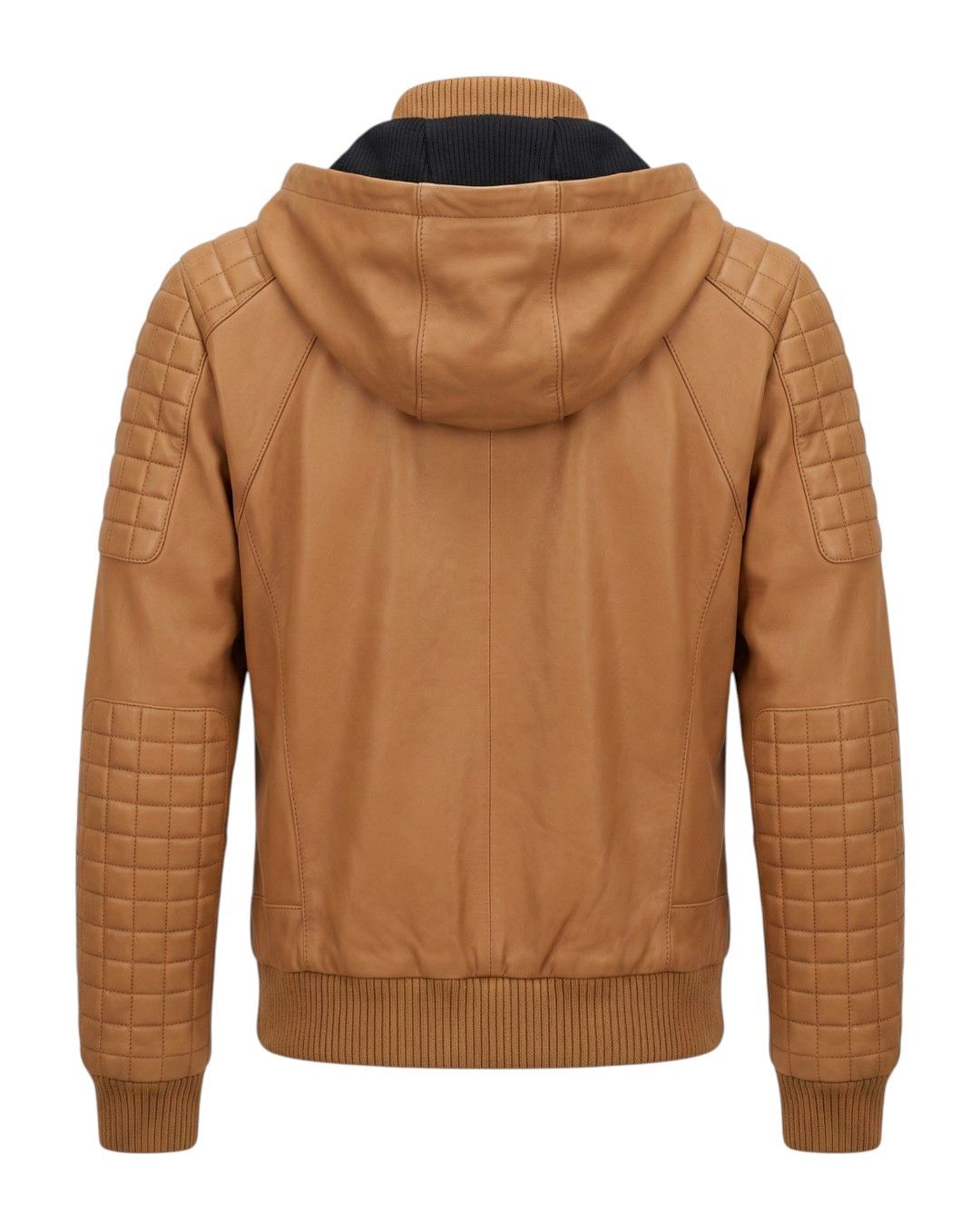 Balmain S/S 2016 HOODED LEATHER BIKER JACKET Size US M / EU 48-50 / 2 - 2 Thumbnail