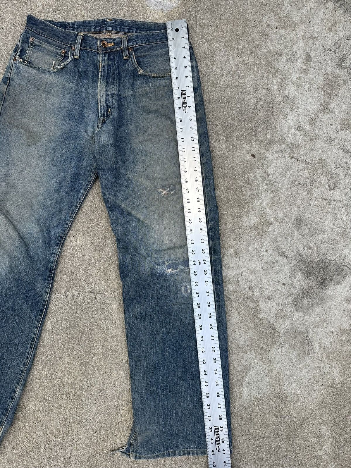 Edwin Edwin distressed faded jeans Size US 32 / EU 48 - 11 Thumbnail