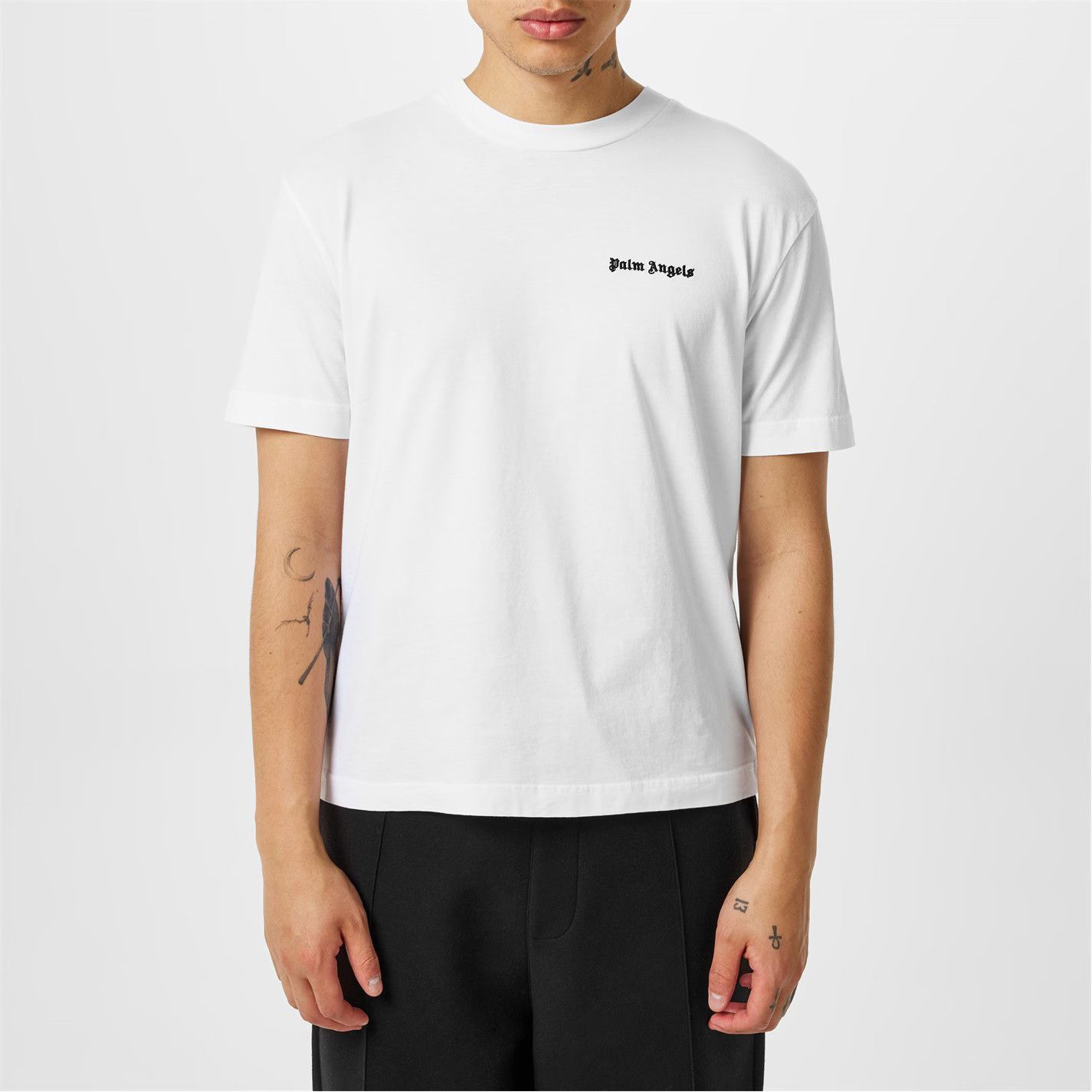 Palm Angels o1g2r1mq0426 Logo T-Shirt in White Size US XS / EU 42 / 0 - 3 Thumbnail