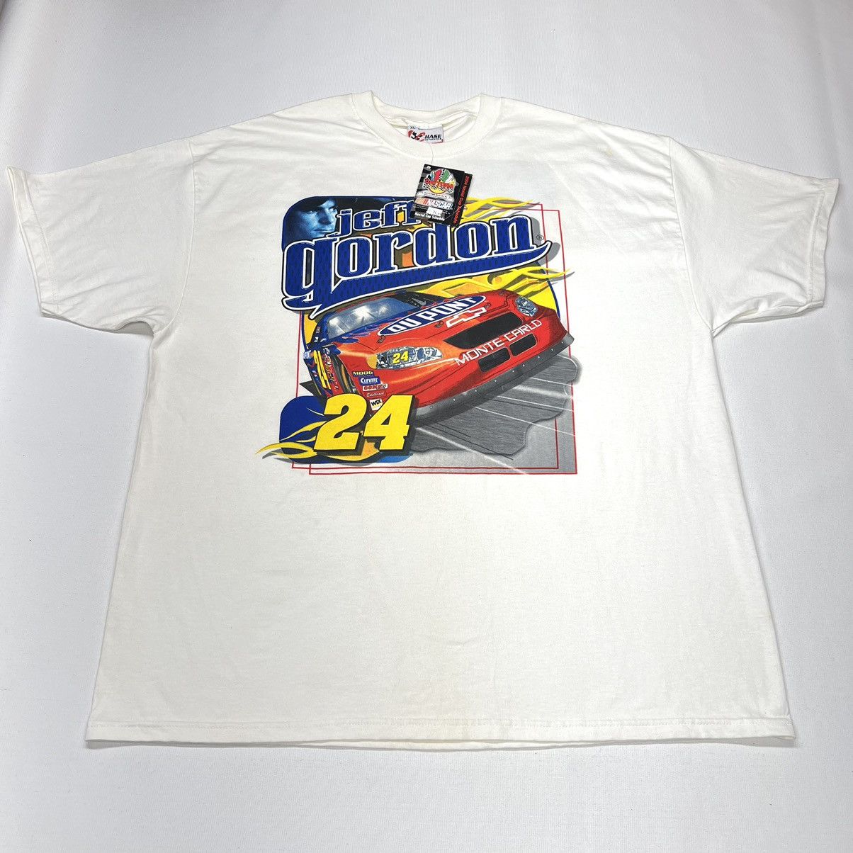 Chase Authentics NASCAR Tee Shirt Jeff Gordon 24 Racing Chase Flames Y2K Size US XL / EU 56 / 4 - 1 Thumbnail