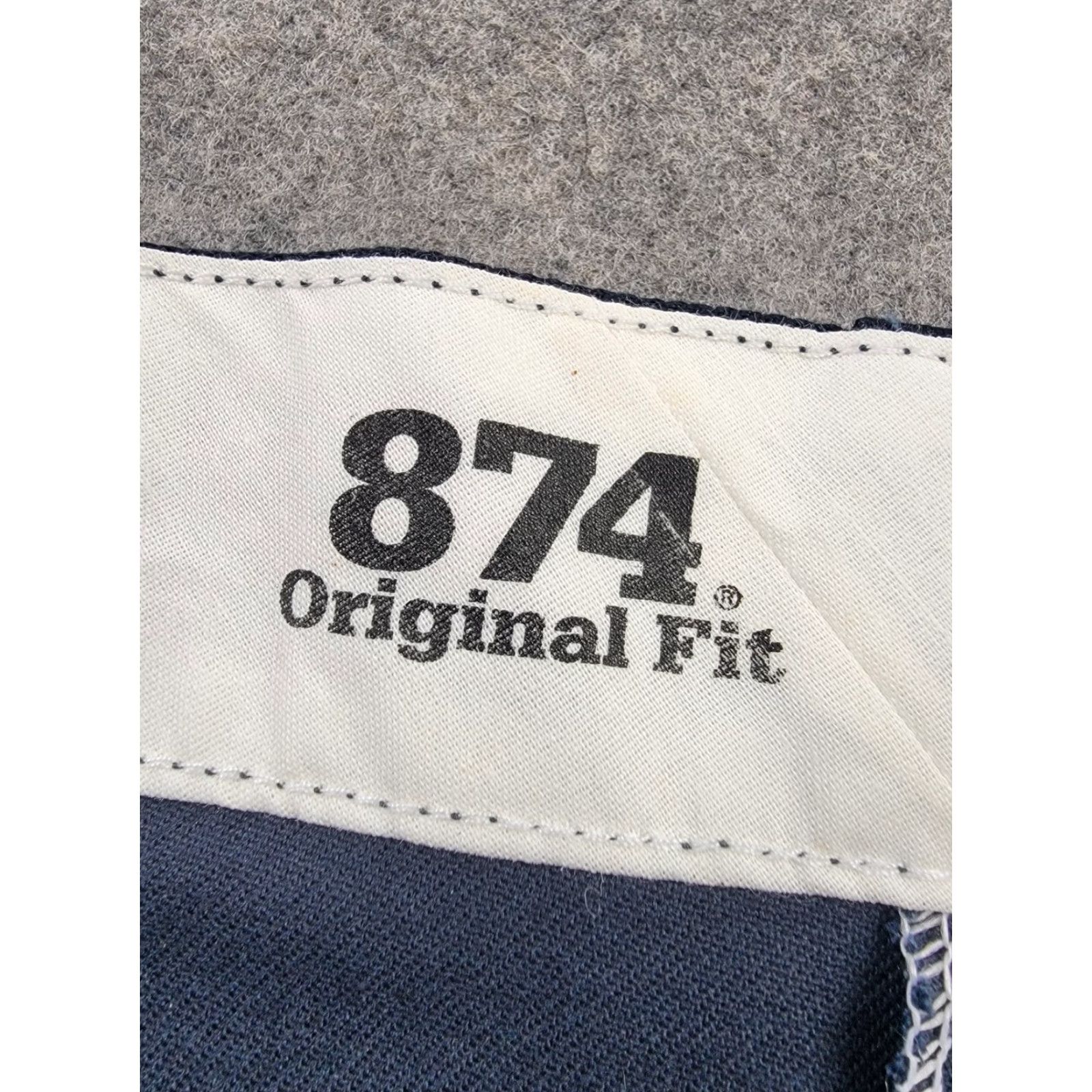 Dickies Dickies Pants Mens 44x32 Blue 874 Original Fit Flex Work Pant Size US 44 / EU 60 - 4 Thumbnail