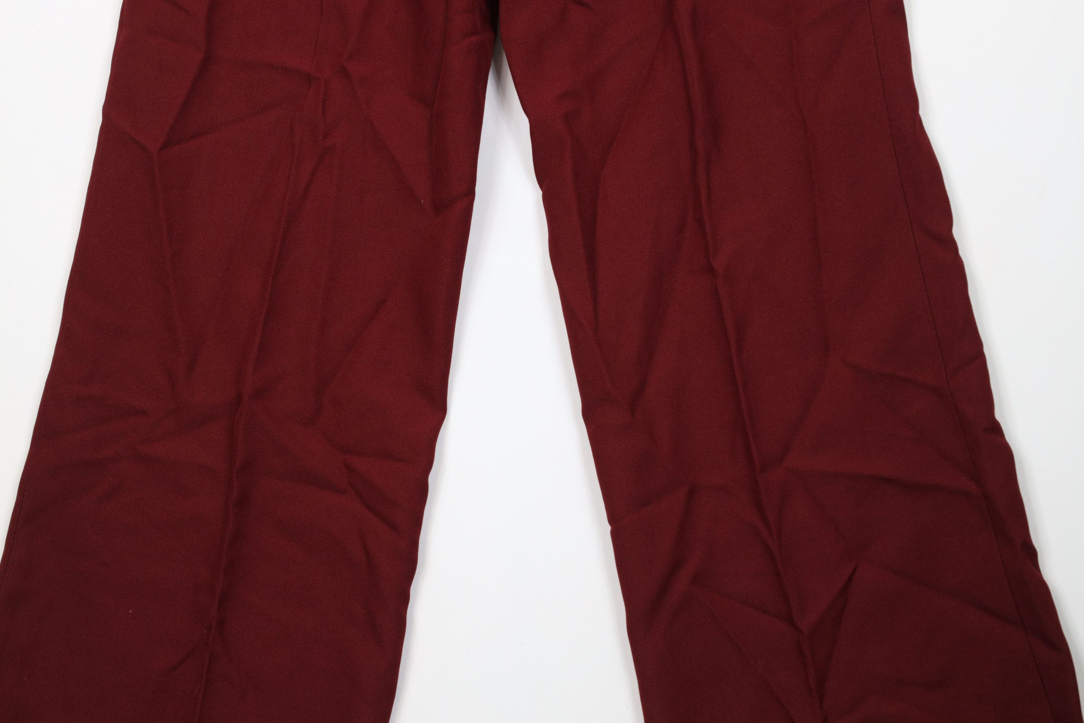 Vintage Vintage 70s Streetwear Knit Bell Bottoms Chino Pants Red USA Size 28" / US 6 / IT 42 - 11 Thumbnail