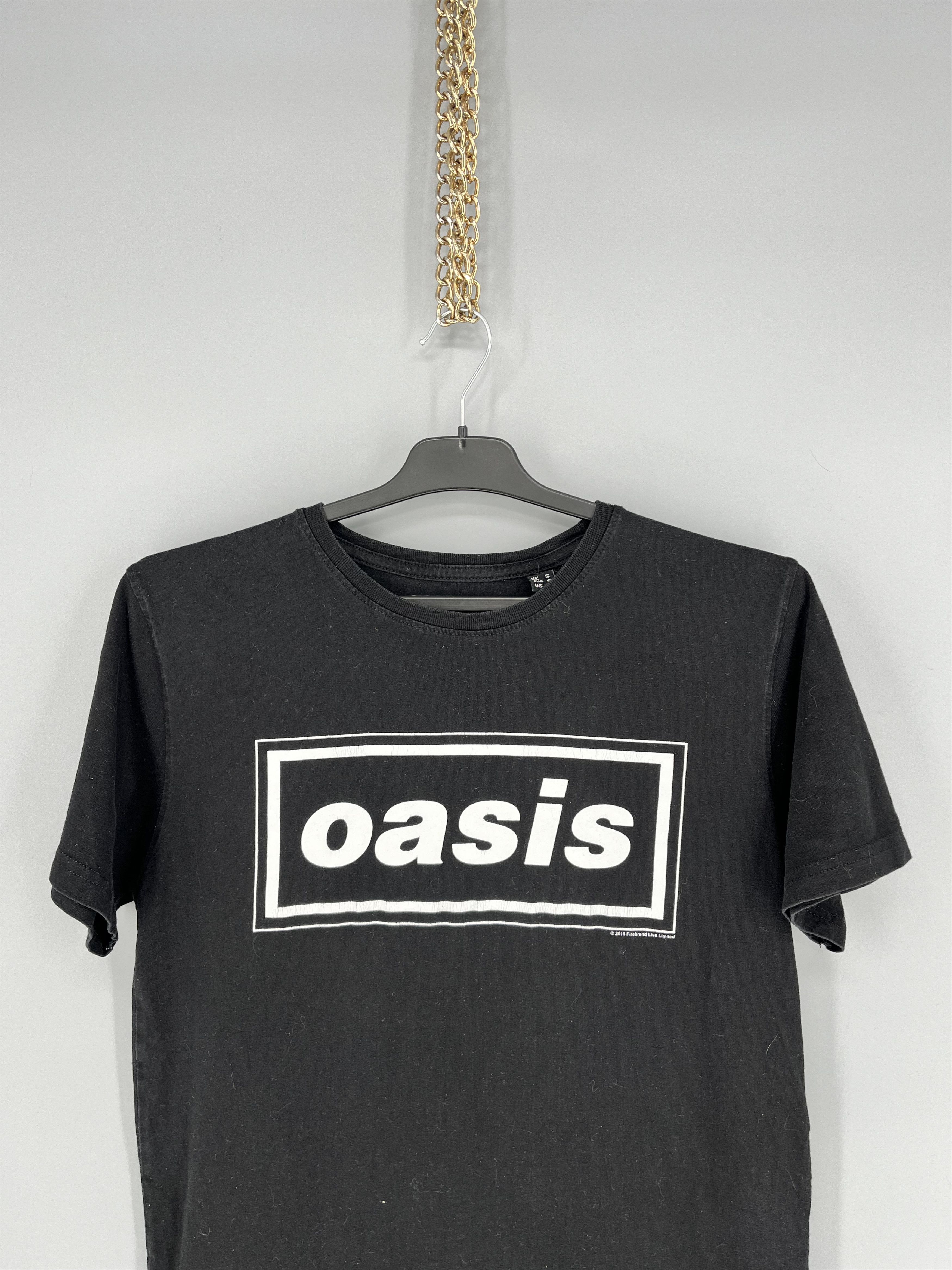 Band Tees Vintage Oasis Y2K Box Logo Sky White T Shirt Size US S / EU 44-46 / 1 - 6 Thumbnail