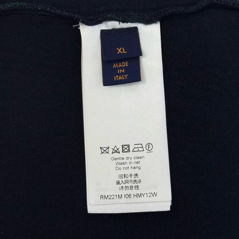 Louis Vuitton Louis Vuitton Black full gradient logo sweatshirt 2505-Next Size US XL / EU 56 / 4 - 6 Thumbnail