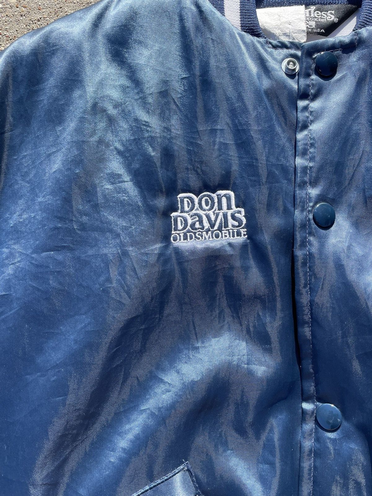 Vintage Vintage Don Davis Automobiles Satin Jacket S Size US S / EU 44-46 / 1 - 3 Thumbnail