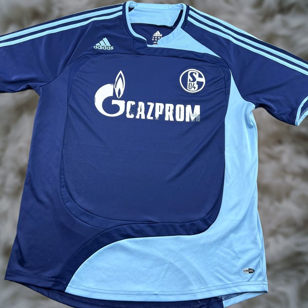 Adidas Adidas Schalke 04 2007 2008 Third Football Jersey Mens Large Blue Size US L / EU 52-54 / 3 - 1 Thumbnail
