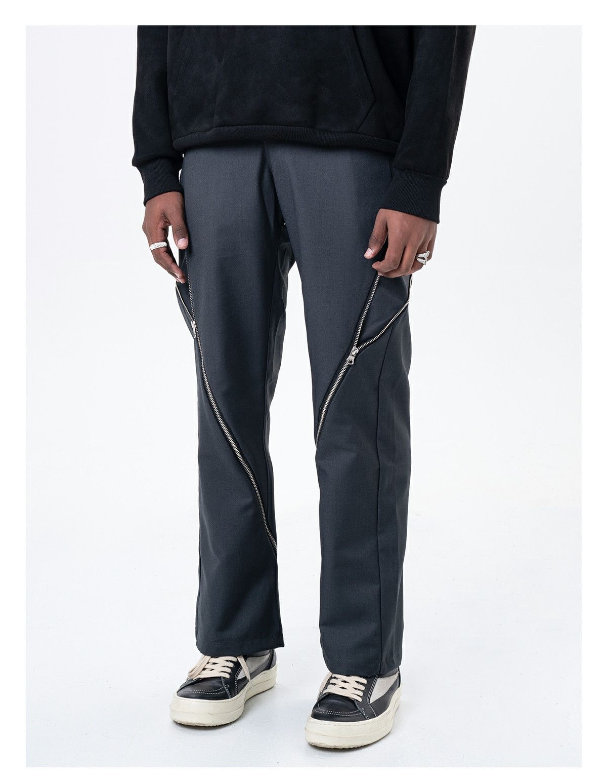Designer × Japanese Brand × Vintage urban dance utility zipper punk yuppie pants Size US 28 / EU 44 - 2 Thumbnail