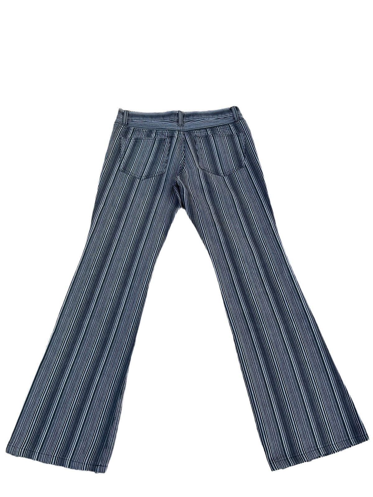 Vintage Semantic Design Japan Striped Pant Flare Jeans Size US 30 / EU 46 - 2 Thumbnail