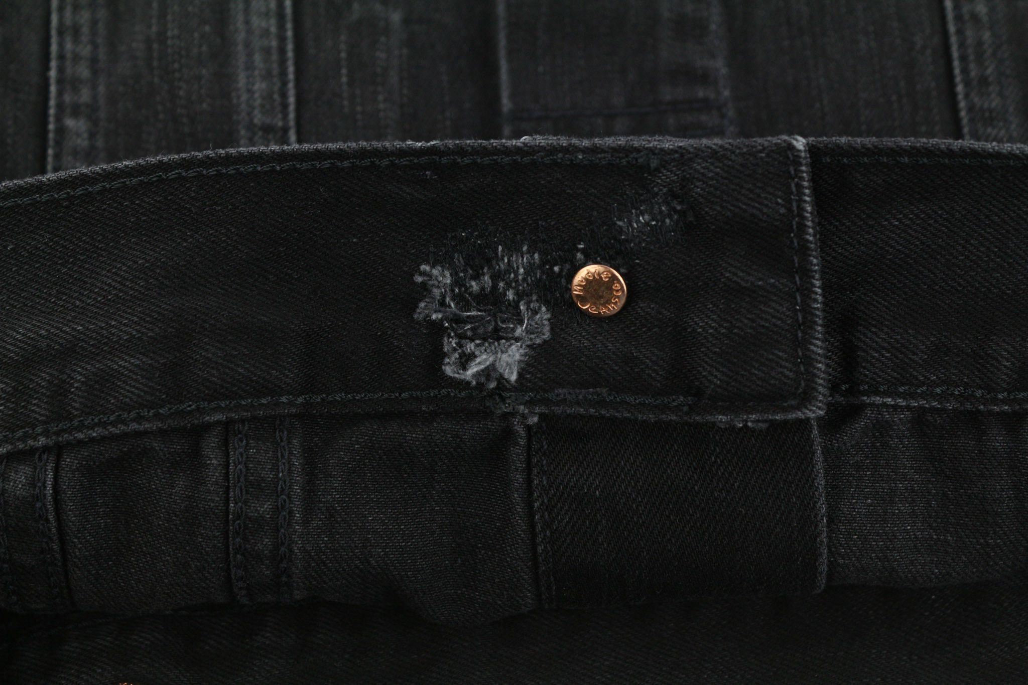 Nudie Jeans BILLY S Black Lotus Organic Polo Collar Denim Jacket 81963 Size US S / EU 44-46 / 1 - 9 Thumbnail
