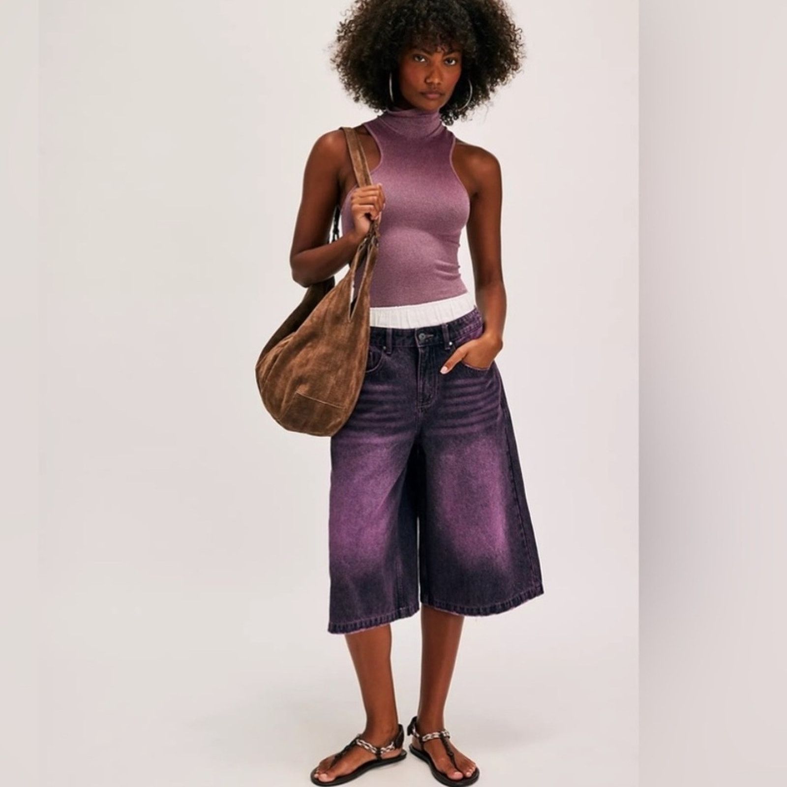 Free People Free People Intimate XS/S Always Ready Seamless Tank Purple Size S / US 4 / IT 40 - 9 Thumbnail