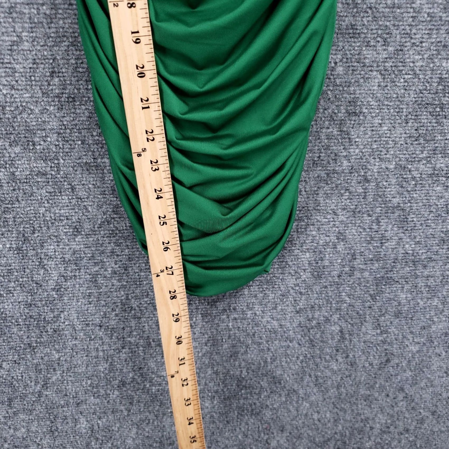 PRINCESS POLLY Princess Polly Dress 4 Green Loren Ruched Bodycon Mini Bow Tie Sleeveless Womens Size S / US 4 / IT 40 - 5 Thumbnail