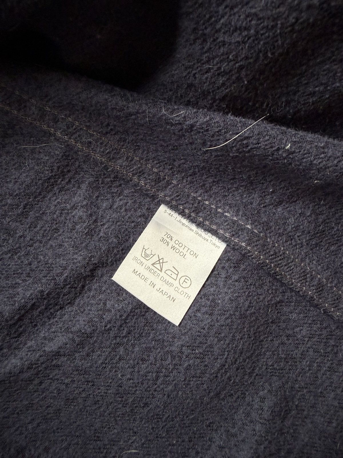 Needles Needles Wool Cotton Chore Jacket L Hole On Sleeve Size US L / EU 52-54 / 3 - 20 Thumbnail