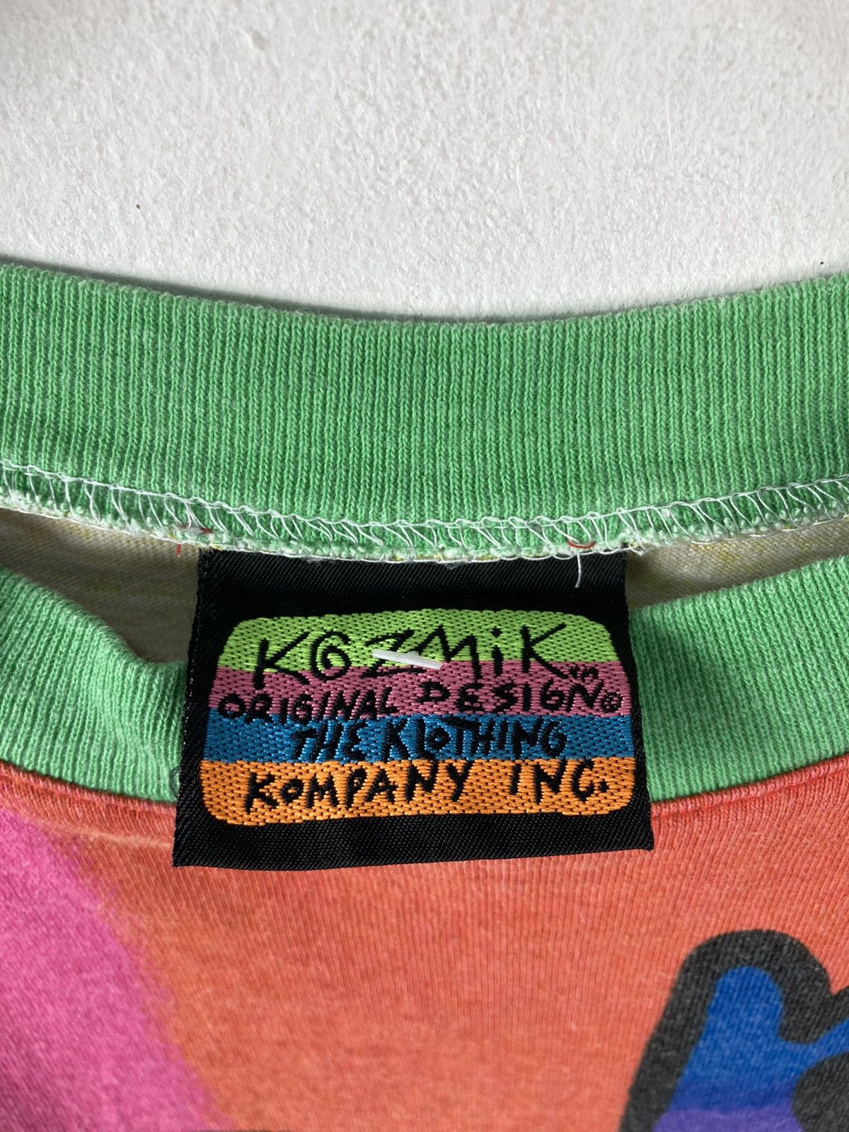 Vintage Vintage 90s Kozmik The Klothing Kompany Art Fullprint Tee Size US M / EU 48-50 / 2 - 4 Thumbnail