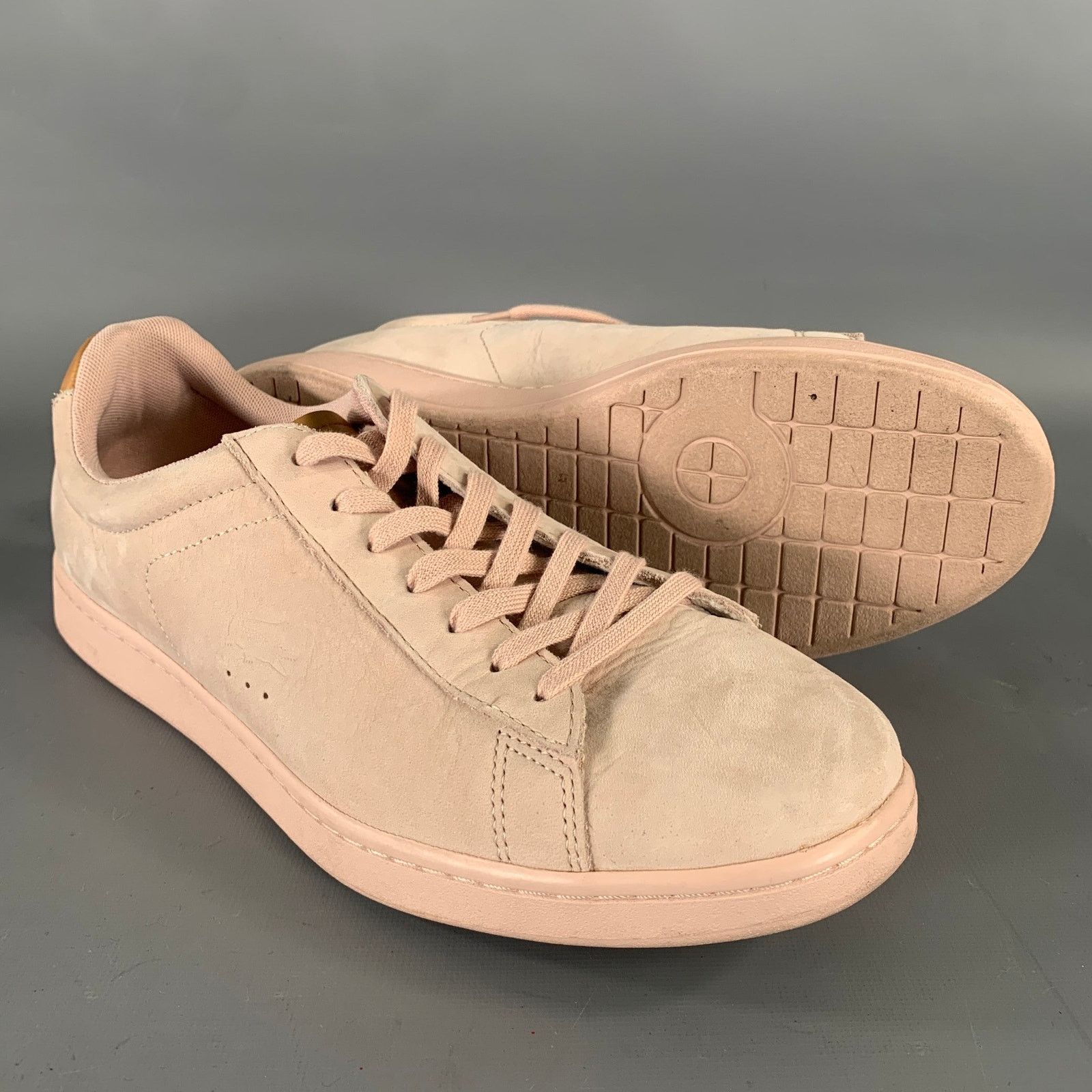 Lacoste LACOSTE Size 10.5 Pink Camel Leather Sneakers Size US 10.5 / EU 43-44 - 5 Thumbnail